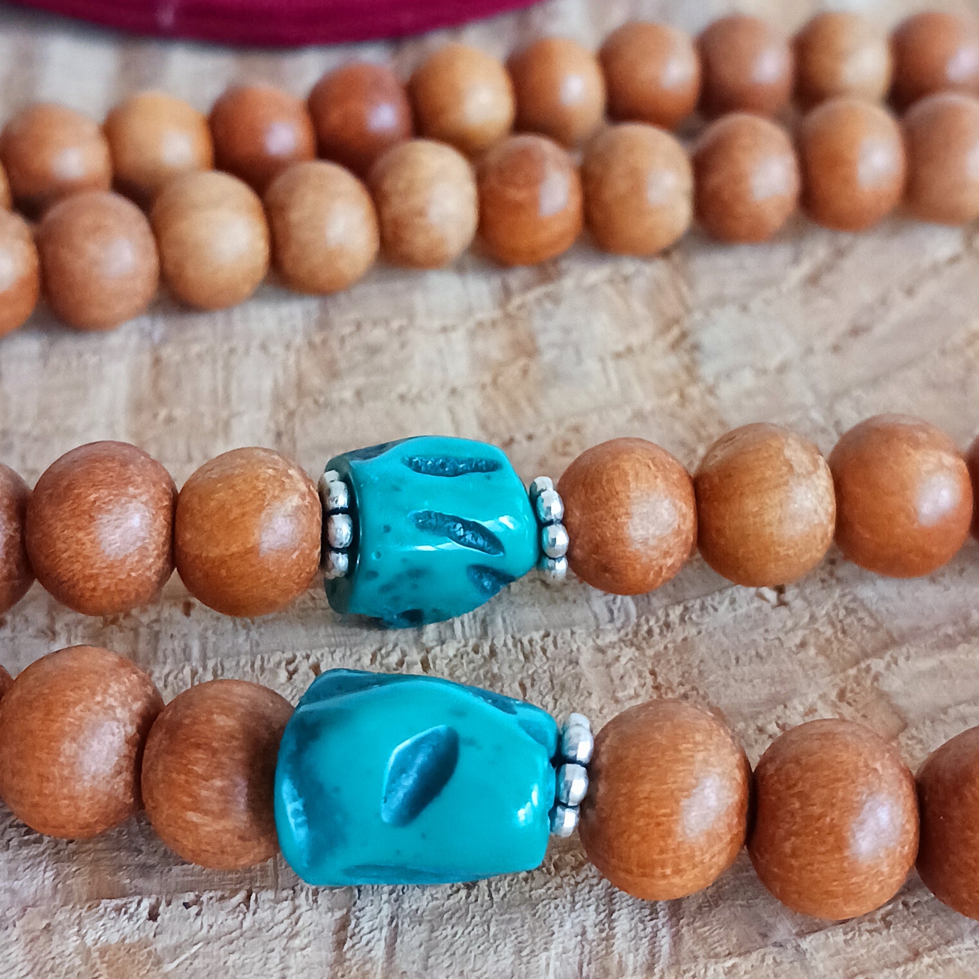 Sandalwood mala beads