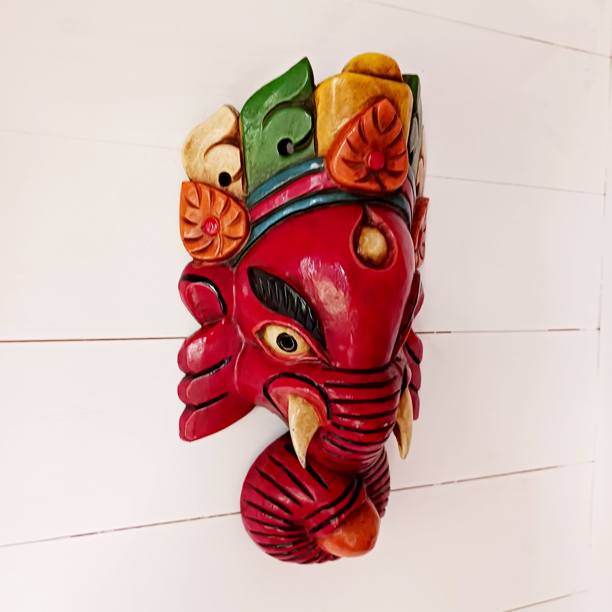  Ganesh, the elephant headed god of wisdom and success is the defender and remover of obstacles and has to be propitiated first before worship to other gods. He is one of the sons of Shiva. 