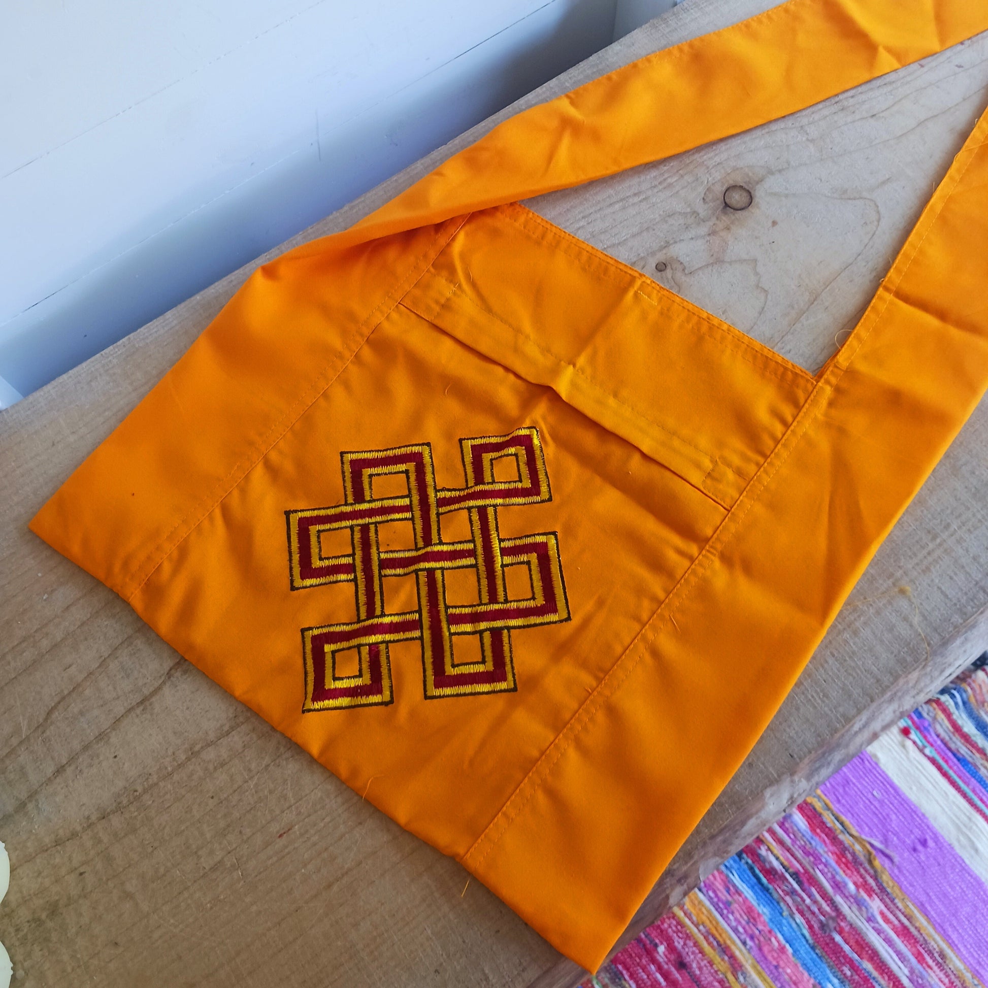 Lama Monk Bag with Endless Knot