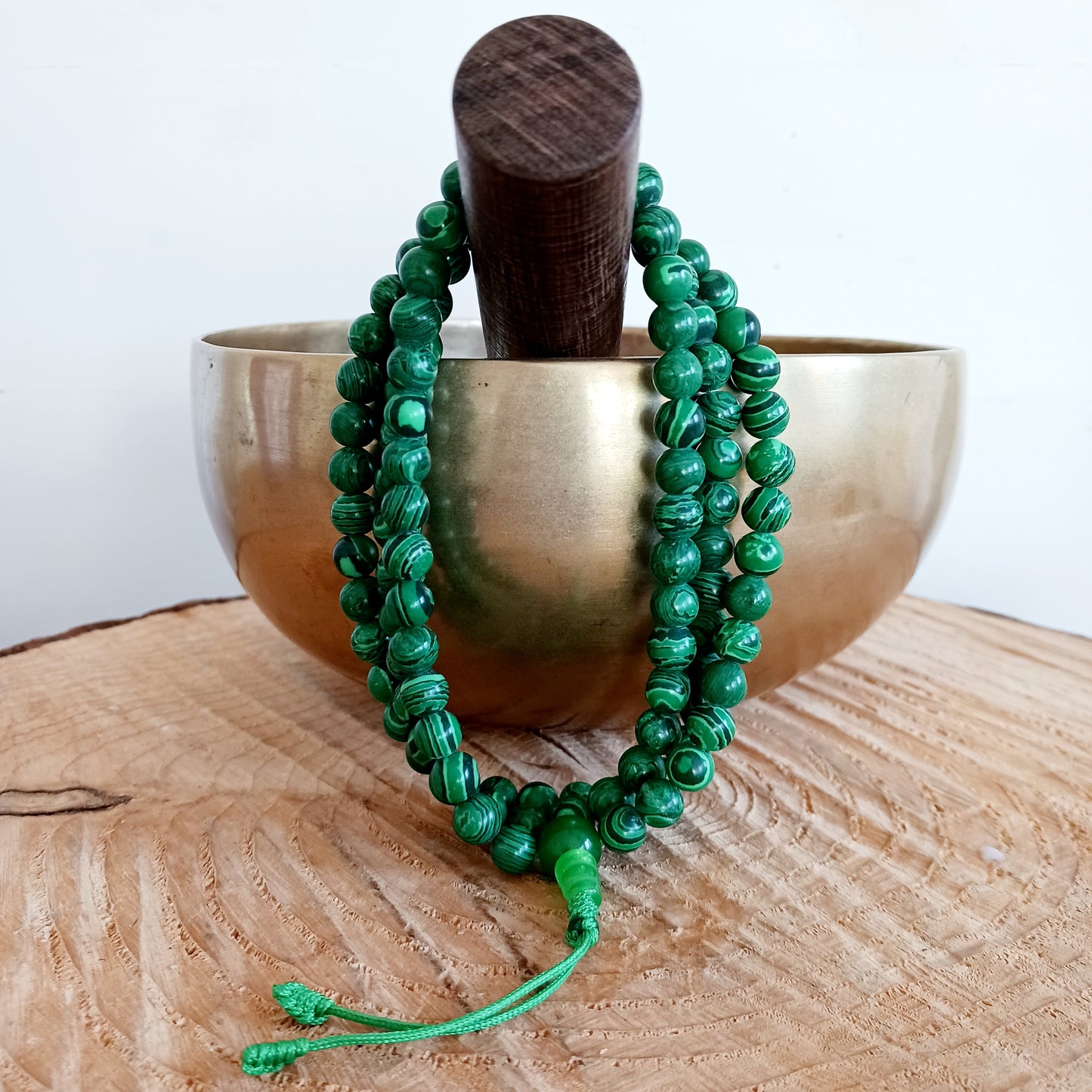 Malachite is associated with emotional balance, inner peace, and self-expression. Malachite has protective qualities so may be used for shielding purposes to protect against negative energy. A stone of spiritual evolution, malachite enhances the connection to higher realms of consciousness.