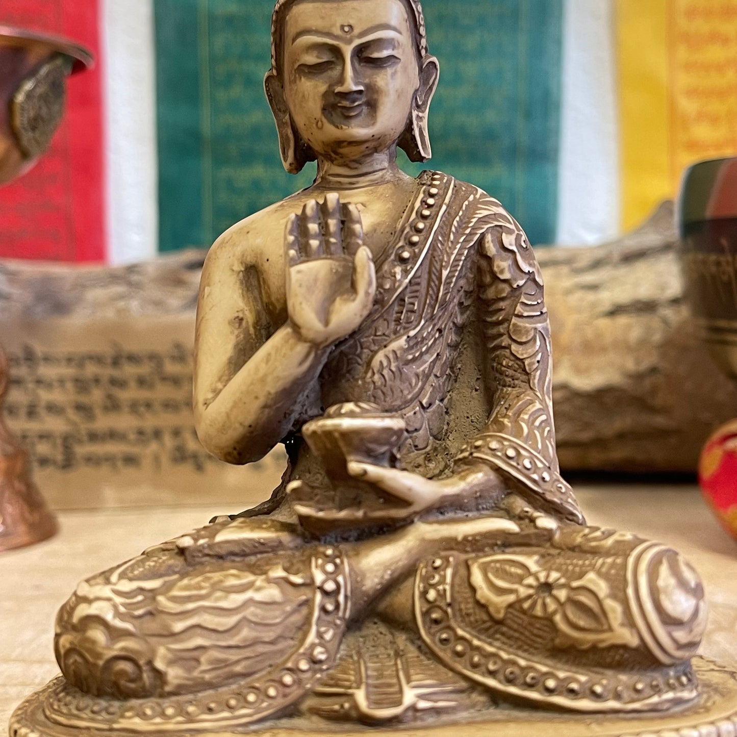 Amogasiddhi Buddha Statue 14 cm