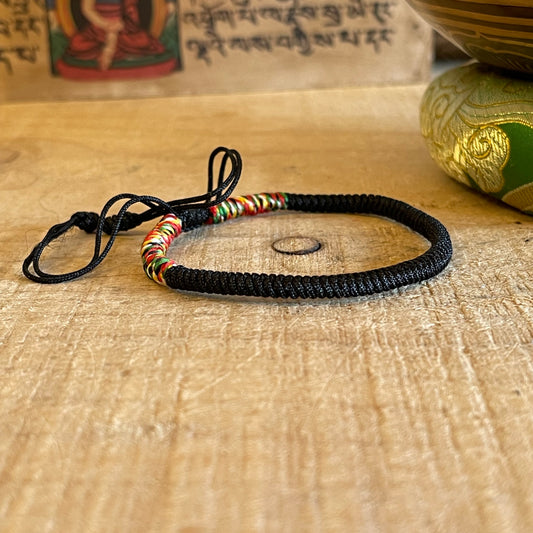 Lucky Tibetan Black Cord bracelet