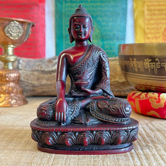 Ratnasambhava Resin Buddha Statue 14cm