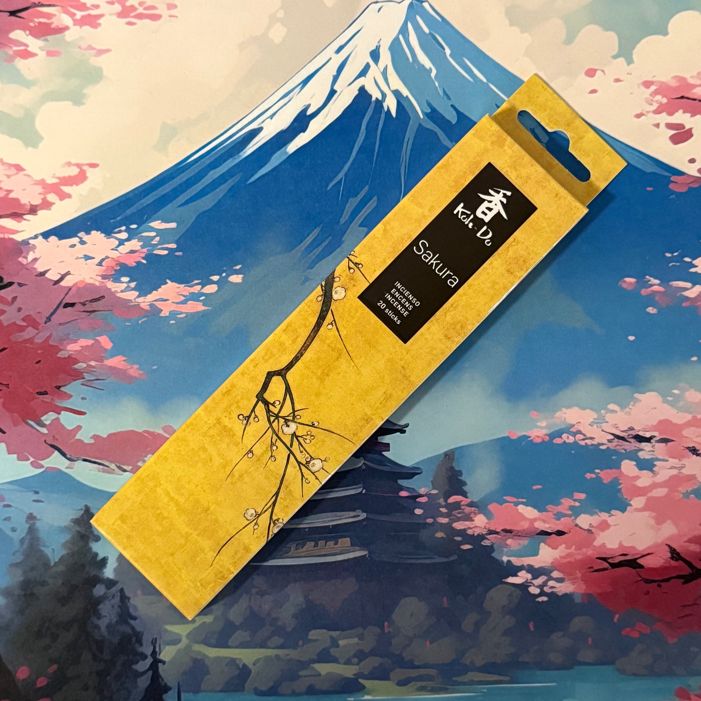 Enjoy the delicate scent of spring with Koh-Do Sakura Incense. Japanese cherry blossom incense with a clean, low-smoke floral aroma.