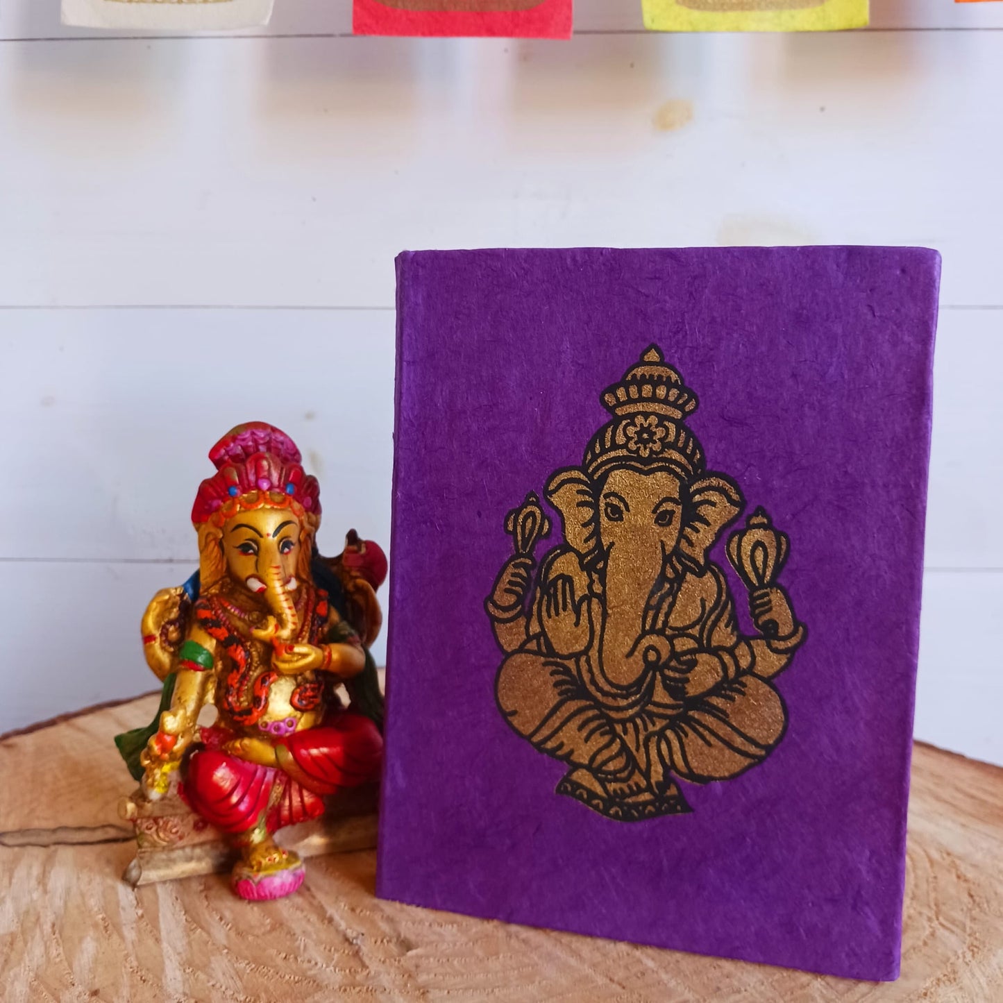 Himalayan Lokta Handmade Eco Notebooks | Ganesh Deep Purple