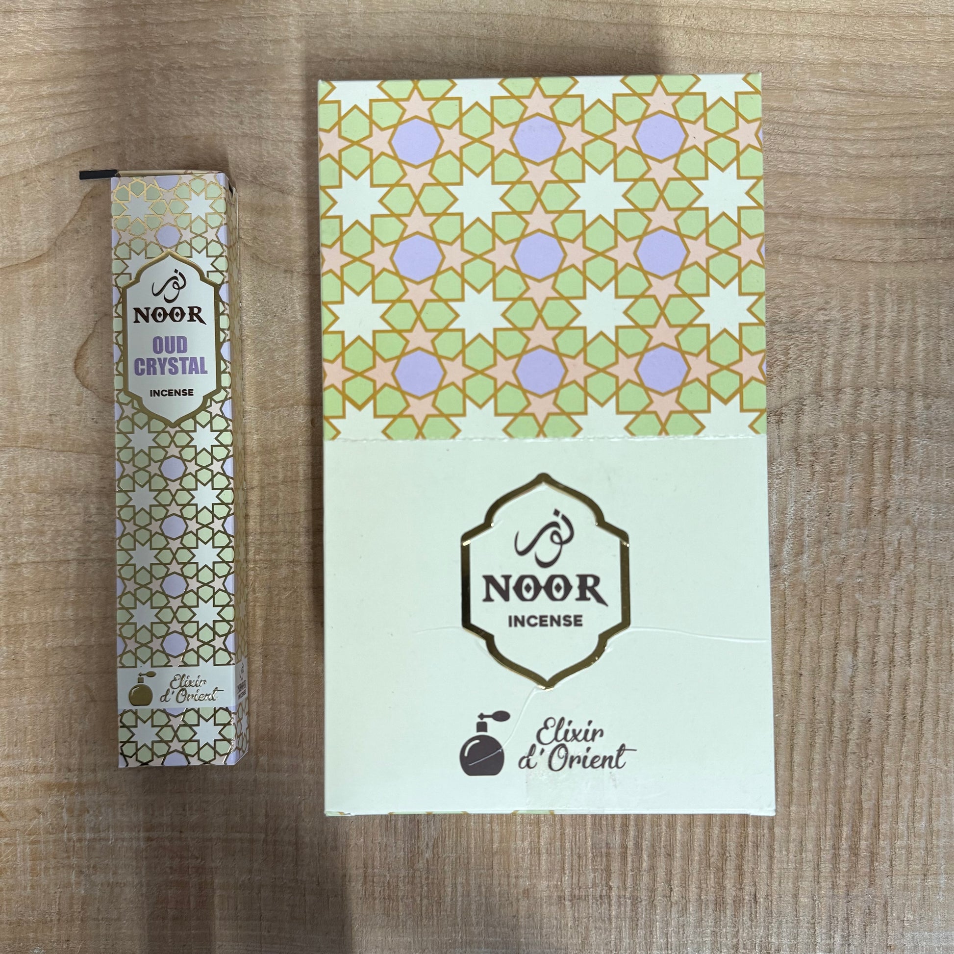 Noor incense, Oud Crystal incense, Oudh incense sticks, floral oud incense, Tribal Soul incense, orchid incense, jasmine incense, luxury incense, meditation incense, spiritual incense