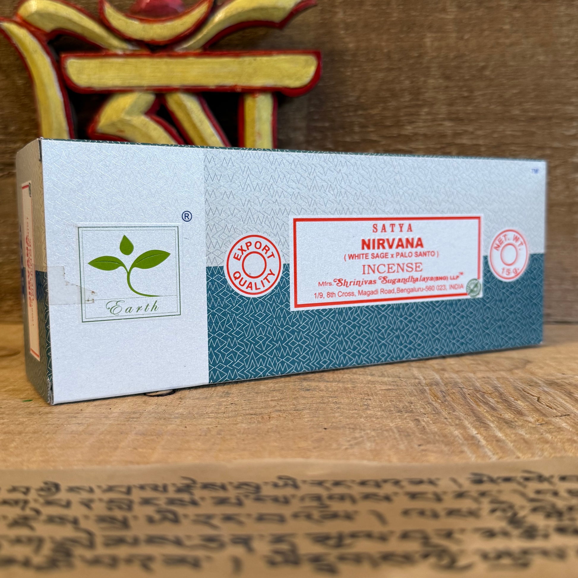 In the stillness of a quiet dawn, the sacred aromas of Satya Earth – White Sage &amp; Palo Santo (Nirvana) rise gently into the air. This harmonious union of two revered plants carries the wisdom of nature and the peace of tradition. White sage, long honoured for its cleansing and purifying powers, clears the path of negativity, while palo santo, the “holy wood” of the Andes, wraps the spirit in warmth, serenity, and light.