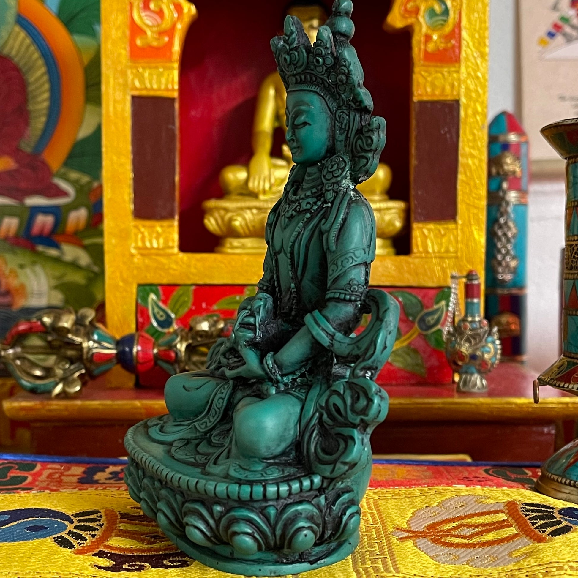 Aparmita Buddha Resin Statue 14.5 cm