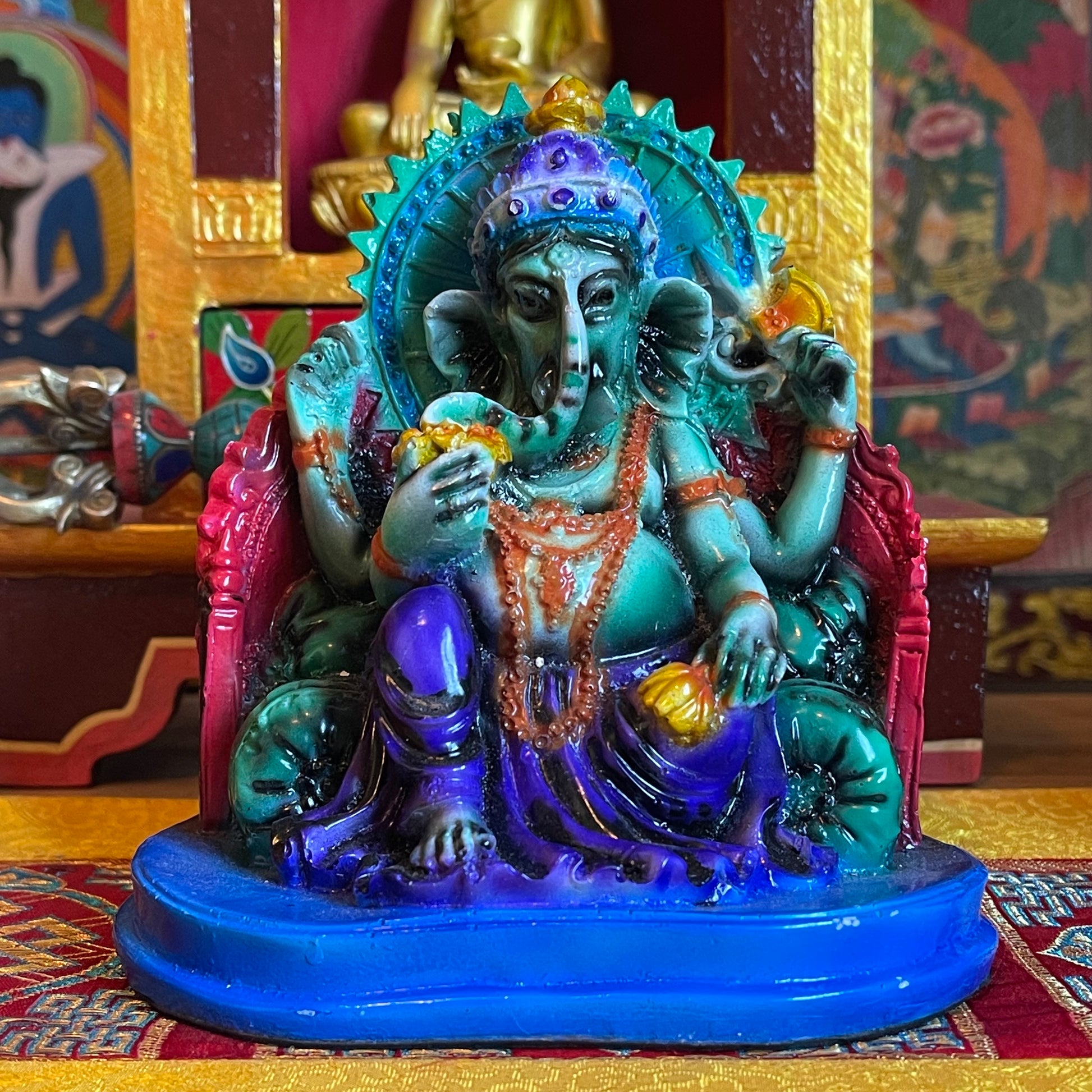 Resin Ganesh Statue -15cm