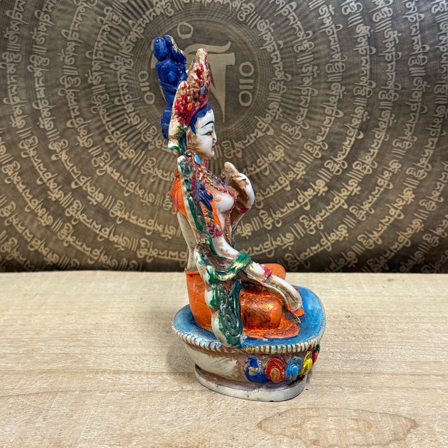 Handcrafted White Tara Statue – Symbol of Compassion & Serenity