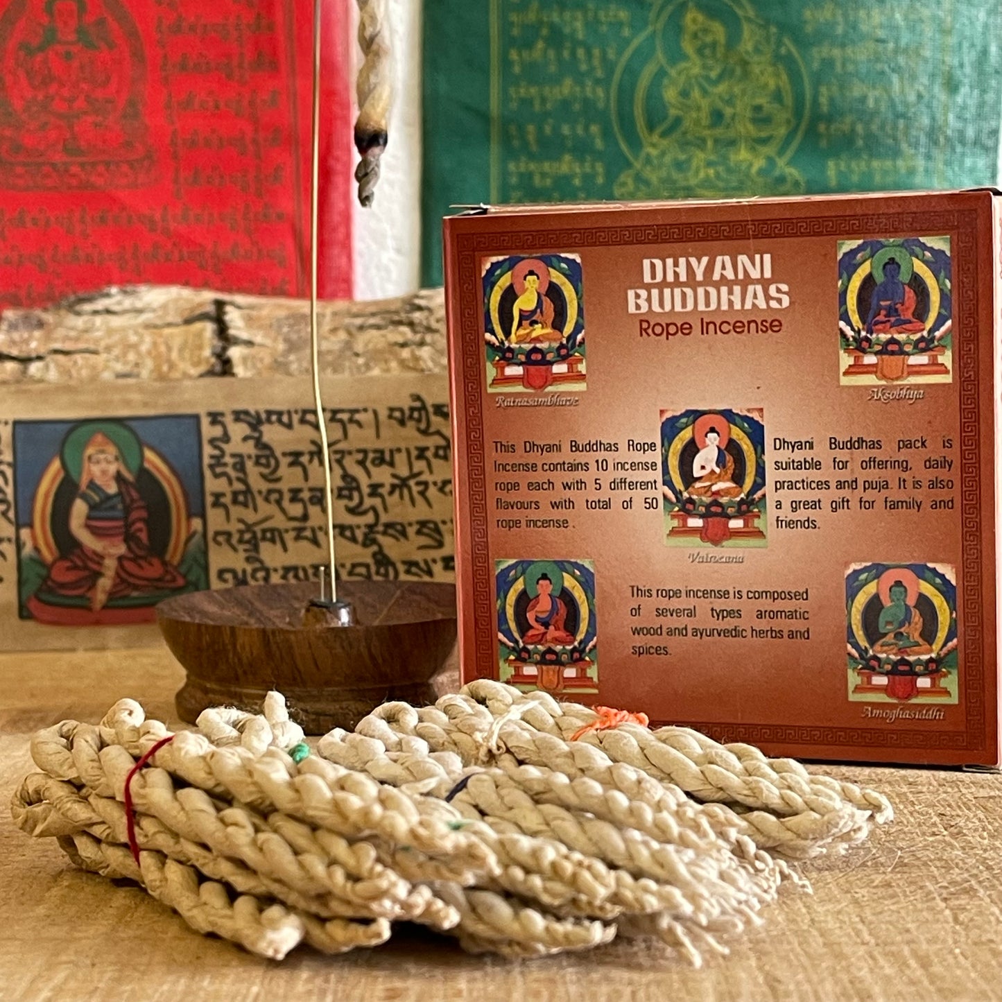 Dhyani Buddhas Rope Incense