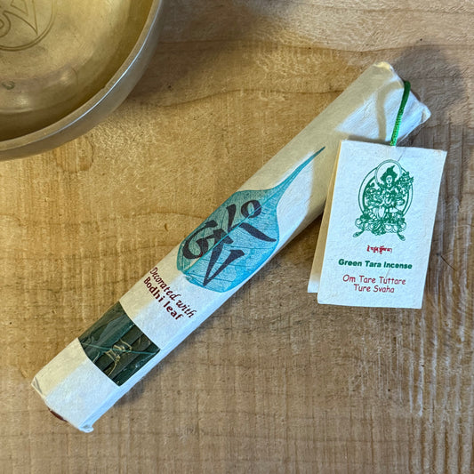 Luxury Green Tara handmade Tibetan Buddhist incense 19 sticks