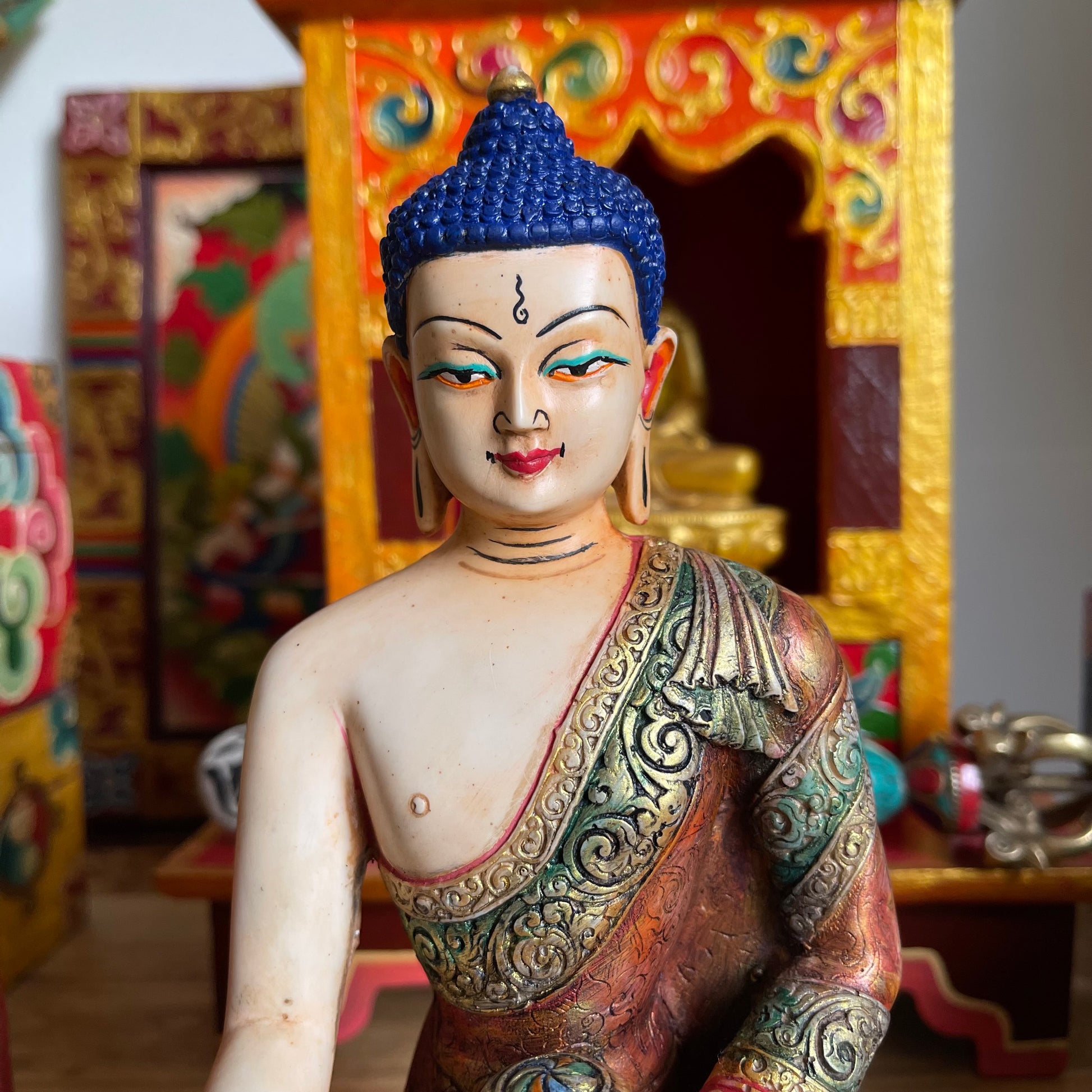 Resin Statue of Shakyamuni Buddha 20cm