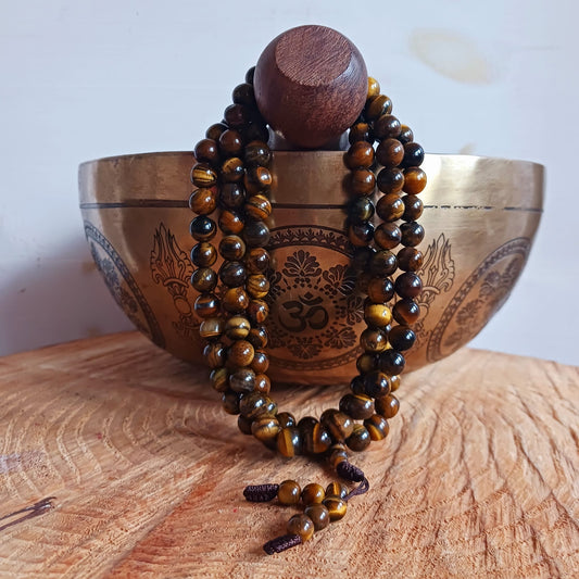 Boxed Wooden Mallah Beads Buddhist prayer beads in Gift Box