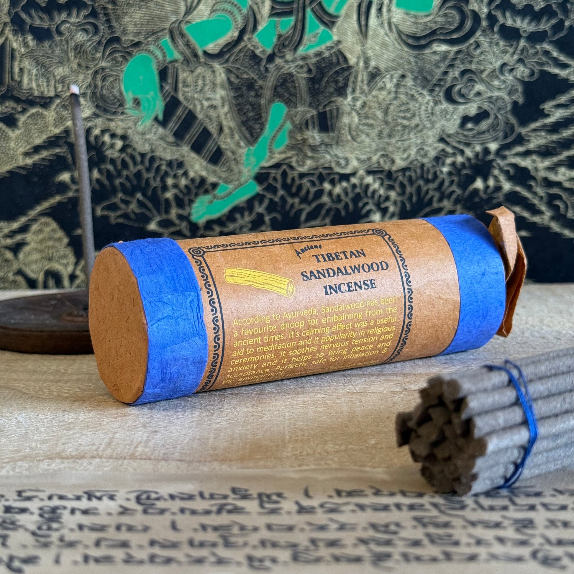 Ancient Tibetan Sandalwood Incense – Handmade in Nepal | Buddha-Buddha

Calm your mind with Ancient Tibetan Sandalwood Incense. Handmade in Nepal using natural ingredients. Grounding, healing, and spiritually uplifting.
