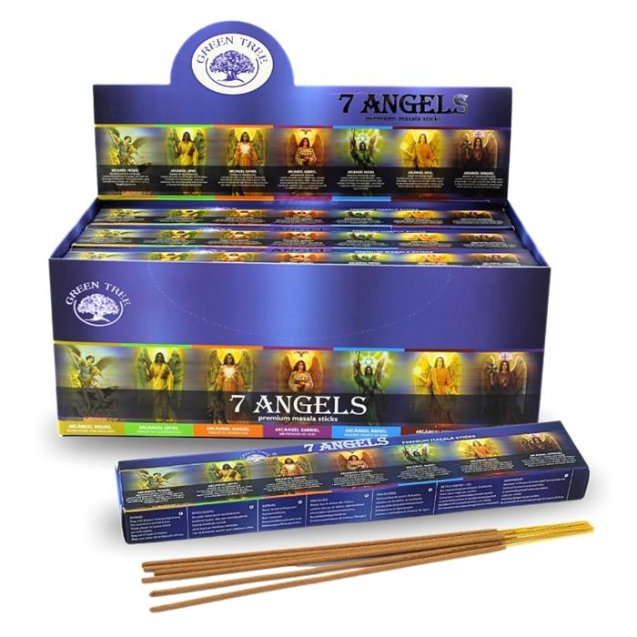 Green Tree 7 Angels Incense Sticks – Hand Rolled Natural Divine Aroma