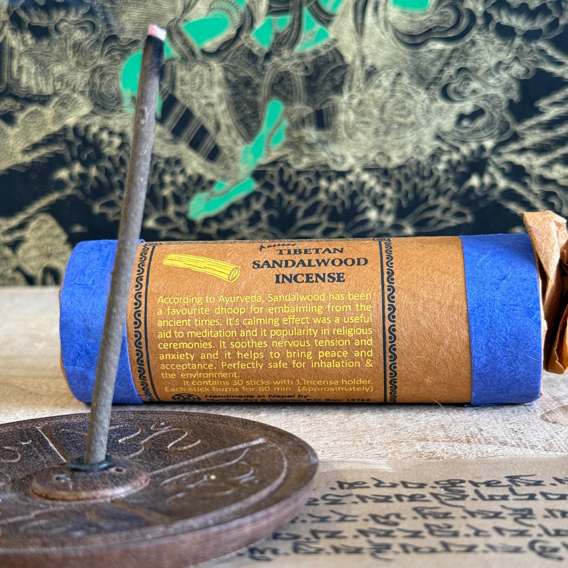 Ancient Tibetan Sandalwood Incense – Handmade in Nepal | Buddha-Buddha

Calm your mind with Ancient Tibetan Sandalwood Incense. Handmade in Nepal using natural ingredients. Grounding, healing, and spiritually uplifting.