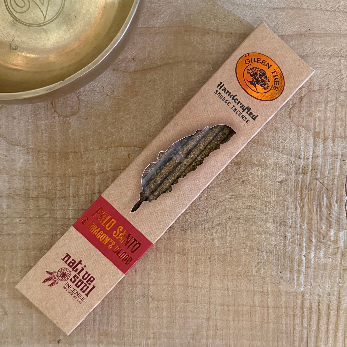 Native Soul Smudge Incense Sticks with Palo Santo and Dragon’s Blood, natural energy cleansing incense