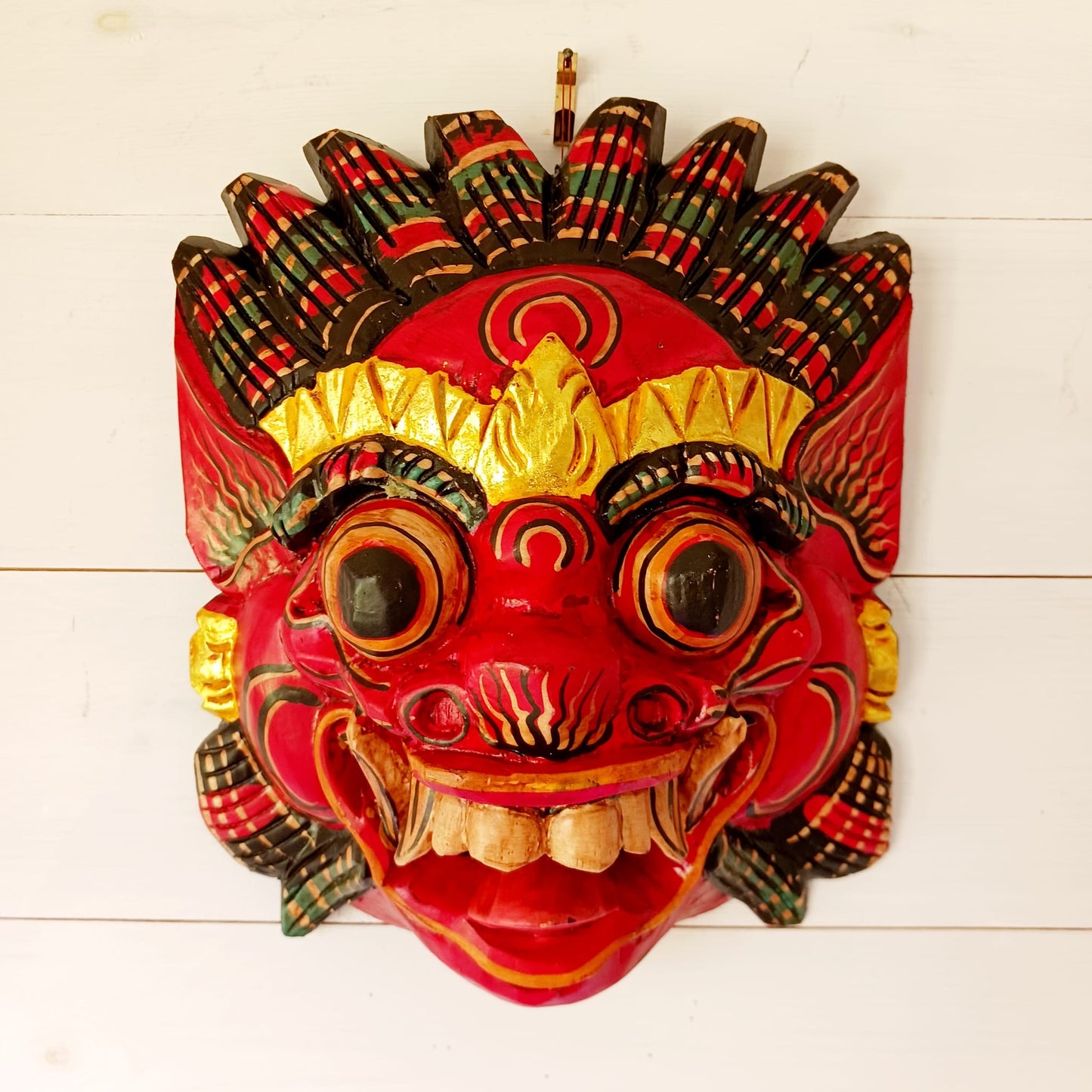 Handcarved Balinese Raksassa Mask | Large