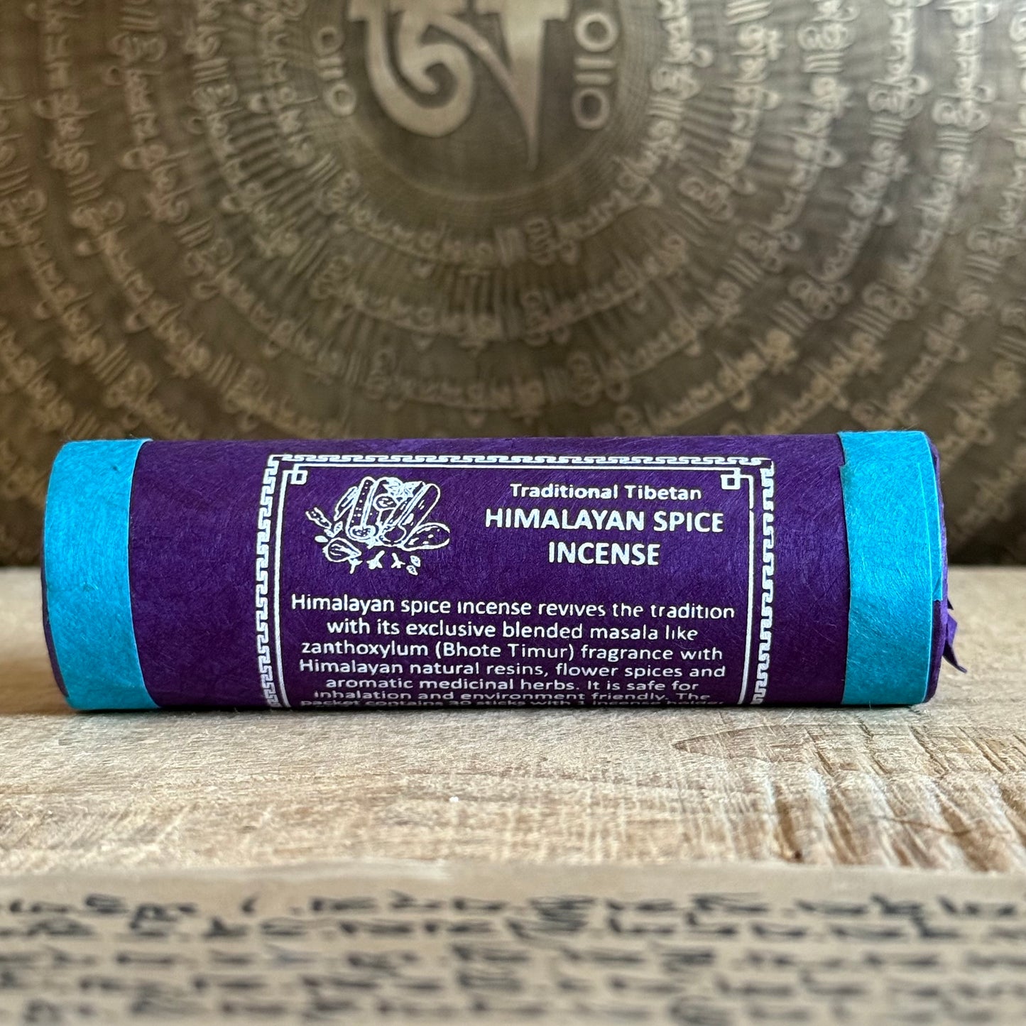 Honouring the ancient Himalayan incense tradition, Traditional Tibetan Himalaya Spice Incense is hand-rolled in Nepal using pure herbs, natural resins, and time-honoured Tibetan methods. This sacred blend releases an earthy, sweet patchouli aroma that grounds the spirit, supports meditation, and gently purifies the energy of any space.

Crafted by skilled Nepalese artisans, each stick reflects centuries of Himalayan herbal knowledge, offering a warm, comforting fragrance ideal for daily practice, spiritual 