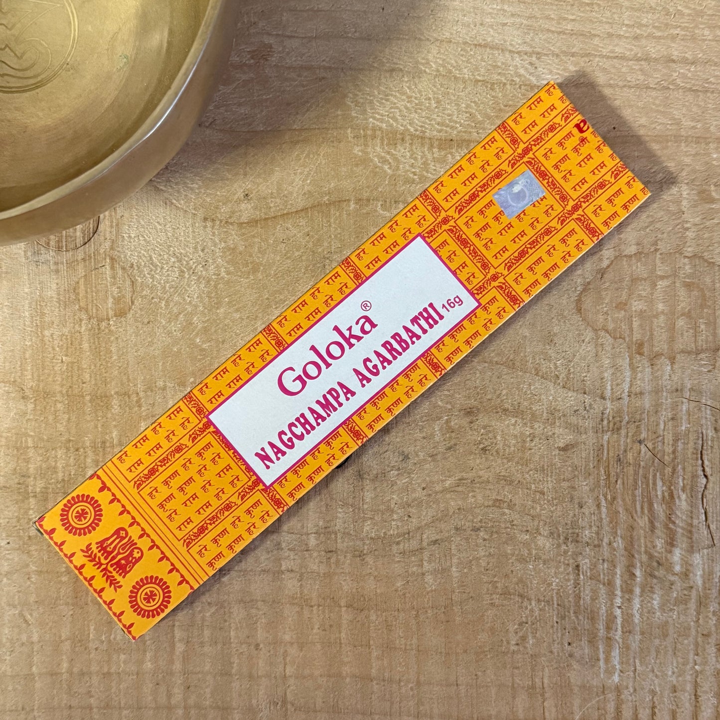 Goloka Nag Champa hand-rolled Buddhist Buddha incense sticks 16g