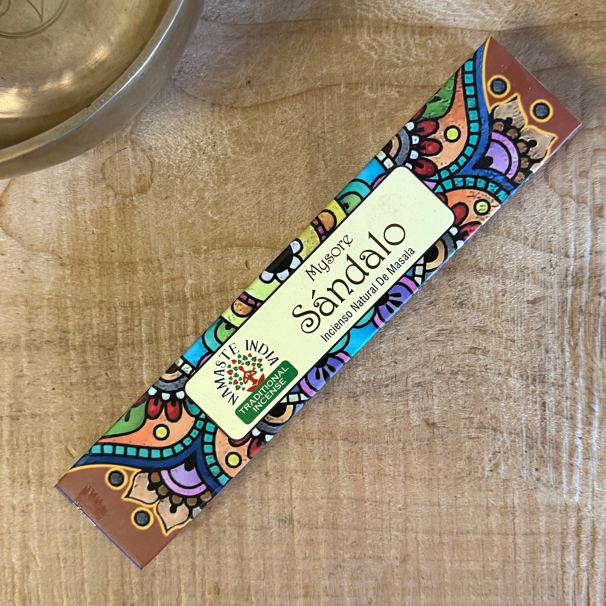 Sandalwood incense for meditation, grounding, and mindful focus