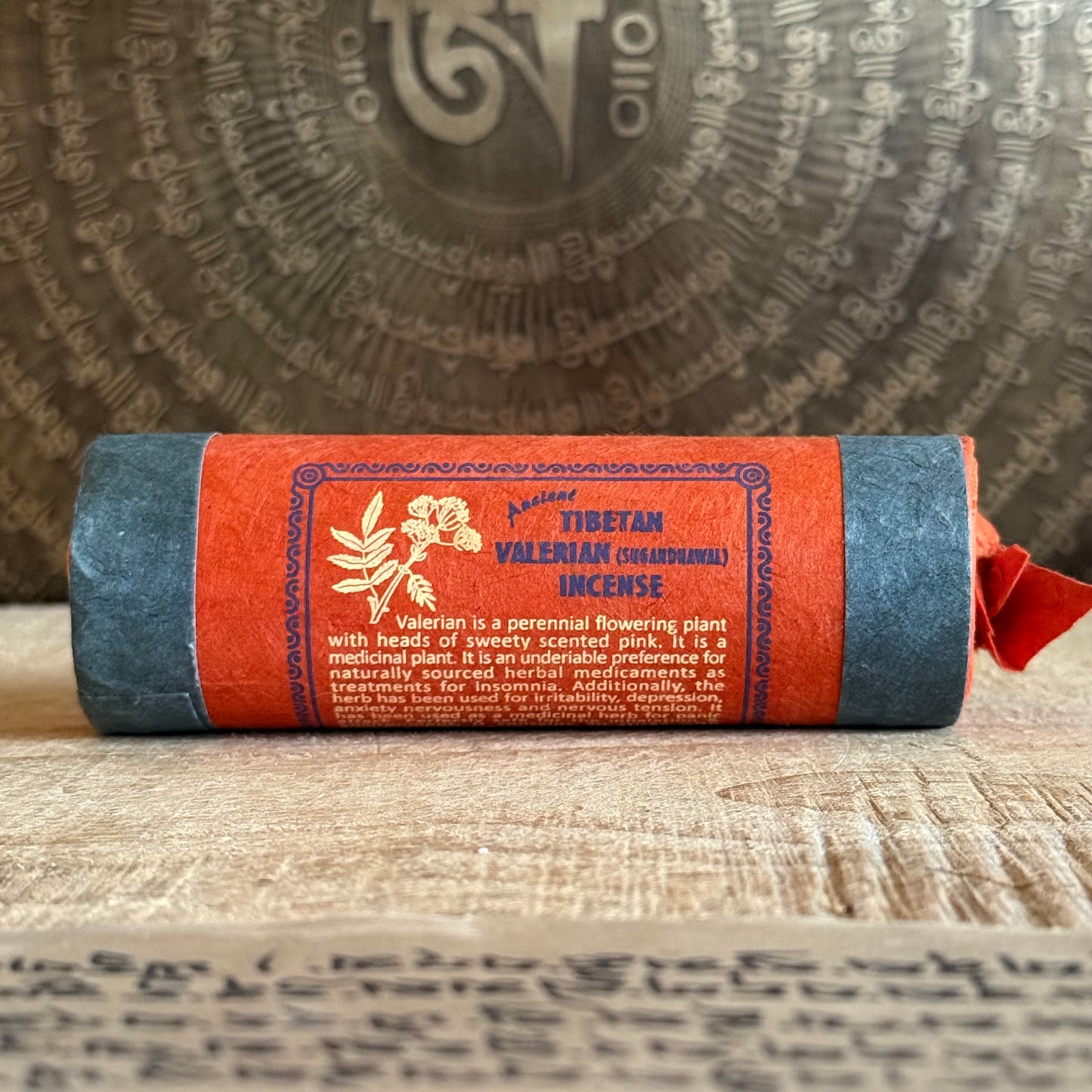 Embrace the gentle power of Ancient Tibetan Valerian (Sugandhawal) Incense, a sacred offering crafted from the sweet-scented root of the Valerian plant. Long cherished in the Tibetan healing tradition, this soothing herb is known for calming the restless spirit and easing disturbances of the heart-mind.