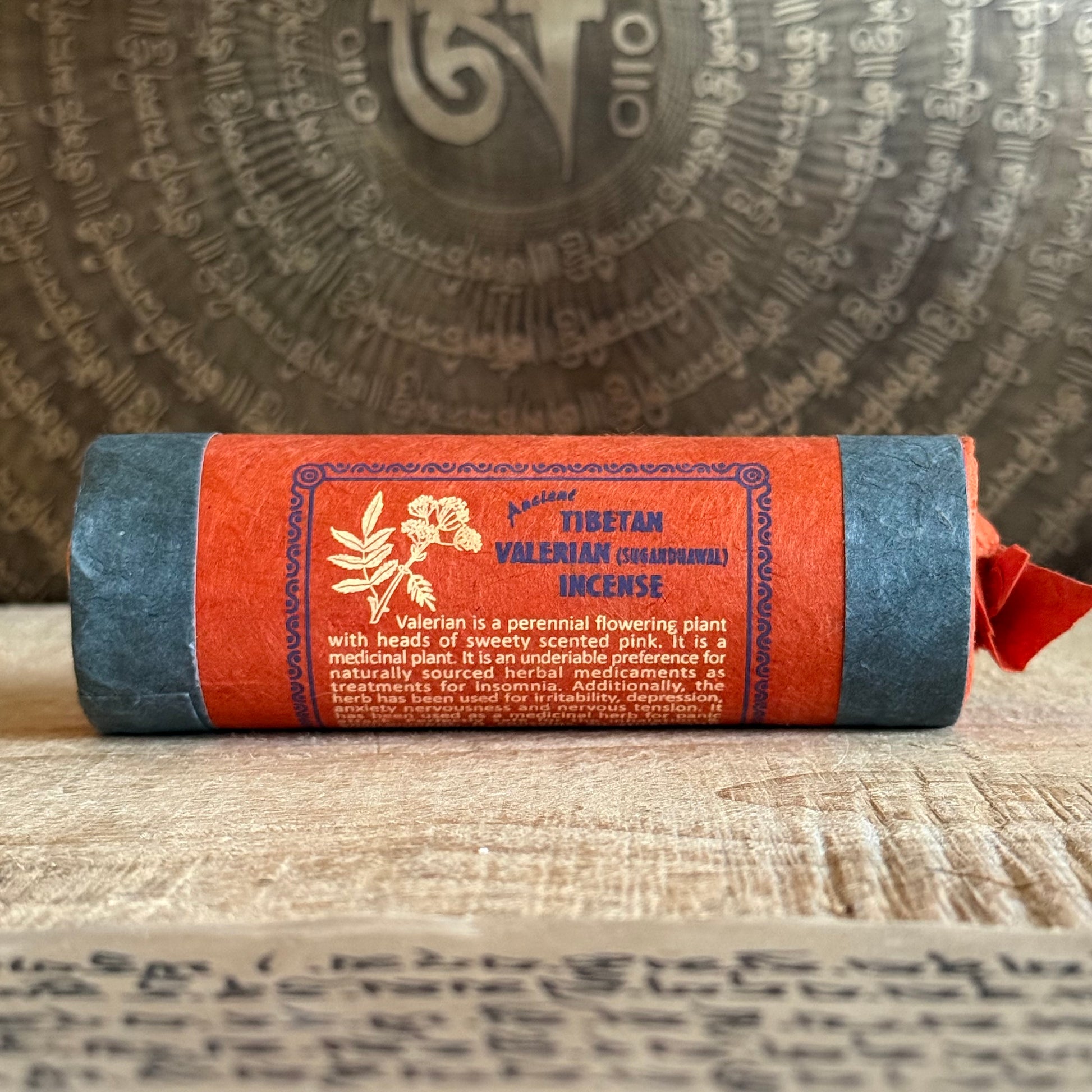 Embrace the gentle power of Ancient Tibetan Valerian (Sugandhawal) Incense, a sacred offering crafted from the sweet-scented root of the Valerian plant. Long cherished in the Tibetan healing tradition, this soothing herb is known for calming the restless spirit and easing disturbances of the heart-mind.