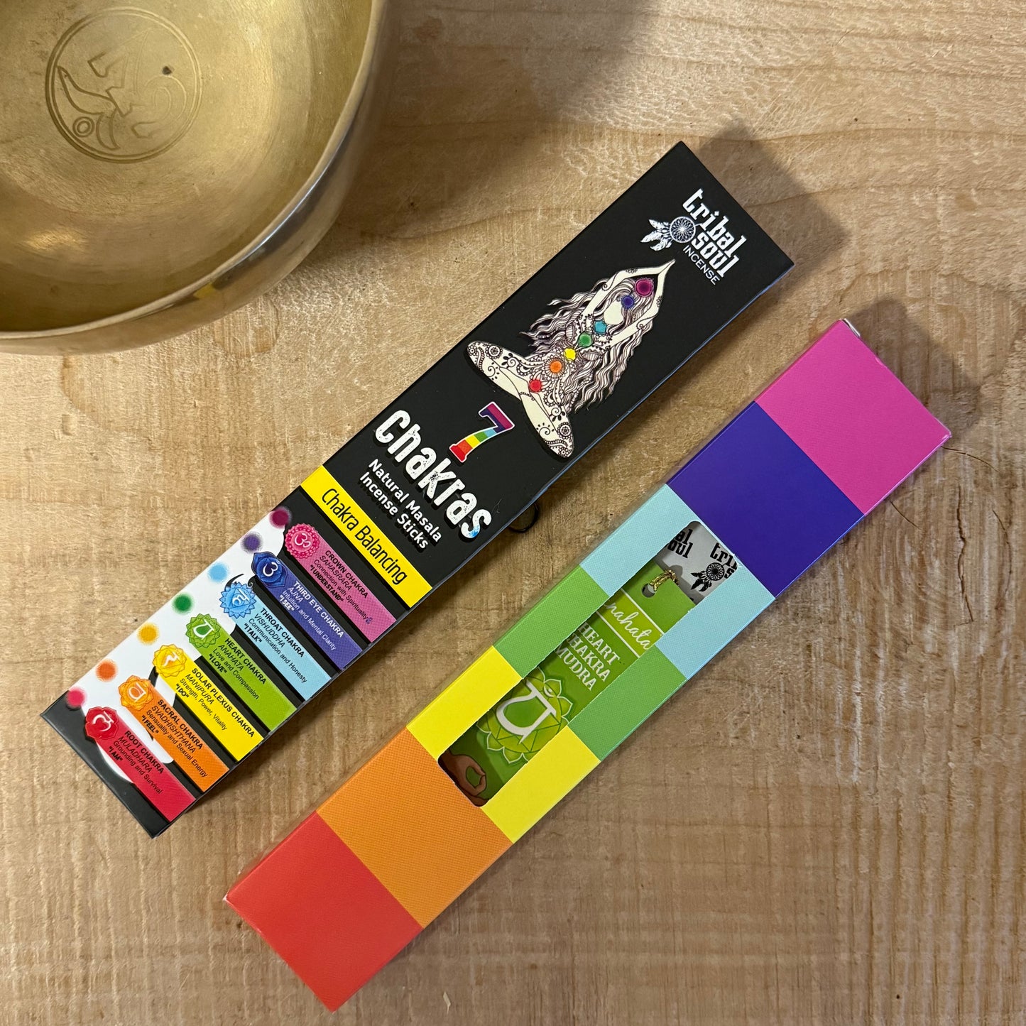 Tribal Soul 7 Chakras incense sticks, chakra balancing incense, natural spiritual incense