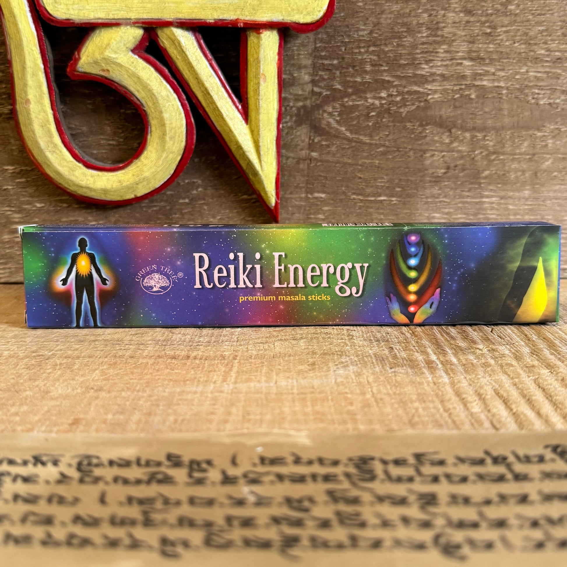 The Green Tree Reiki Incense is no mere fragrance—it is a sacred companion for those attuned to the flow of life force energy. Each hand-rolled stick is created using the time-honored Indian method, unchanged for over 400 years. Made from a blend of natural herbs, resins, woods, and healing oils, this incense gently opens your channels and clears energetic blocks, preparing your space for Reiki and deep inner work.