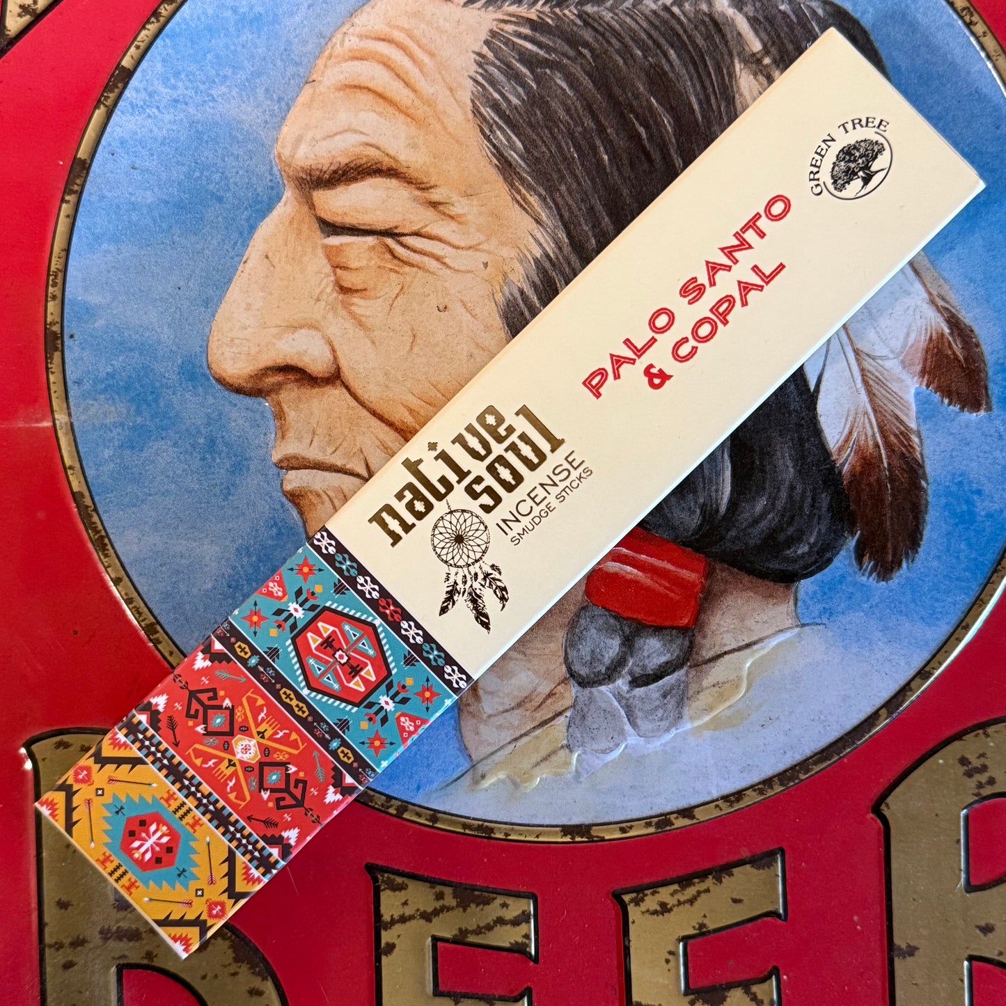 Native Soul Palo Santo and Copal incense sticks in ritual packaging