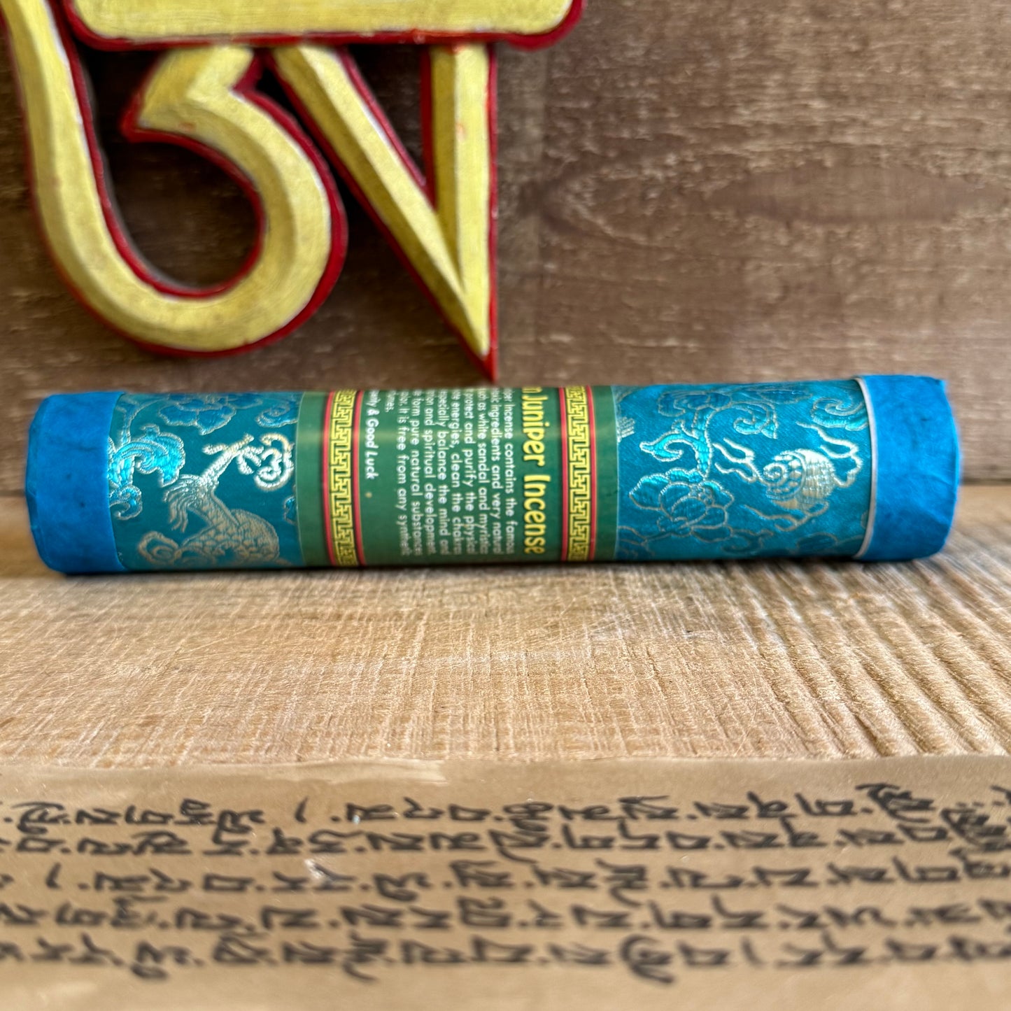 This Himalayan Juniper Tibetan Incense is a sacred blend created to purify, balance, and elevate. Crafted from natural Himalayan juniper, myristic essence, and other pure botanicals, it supports energetic cleansing of the chakras and inner channels while soothing the physical body and subtle energies.

The fresh, grounding scent of juniper is traditionally used in Tibetan Buddhist practices to clear negativity, restore clarity, and promote meditative stillness. Burning this incense invites purification of t