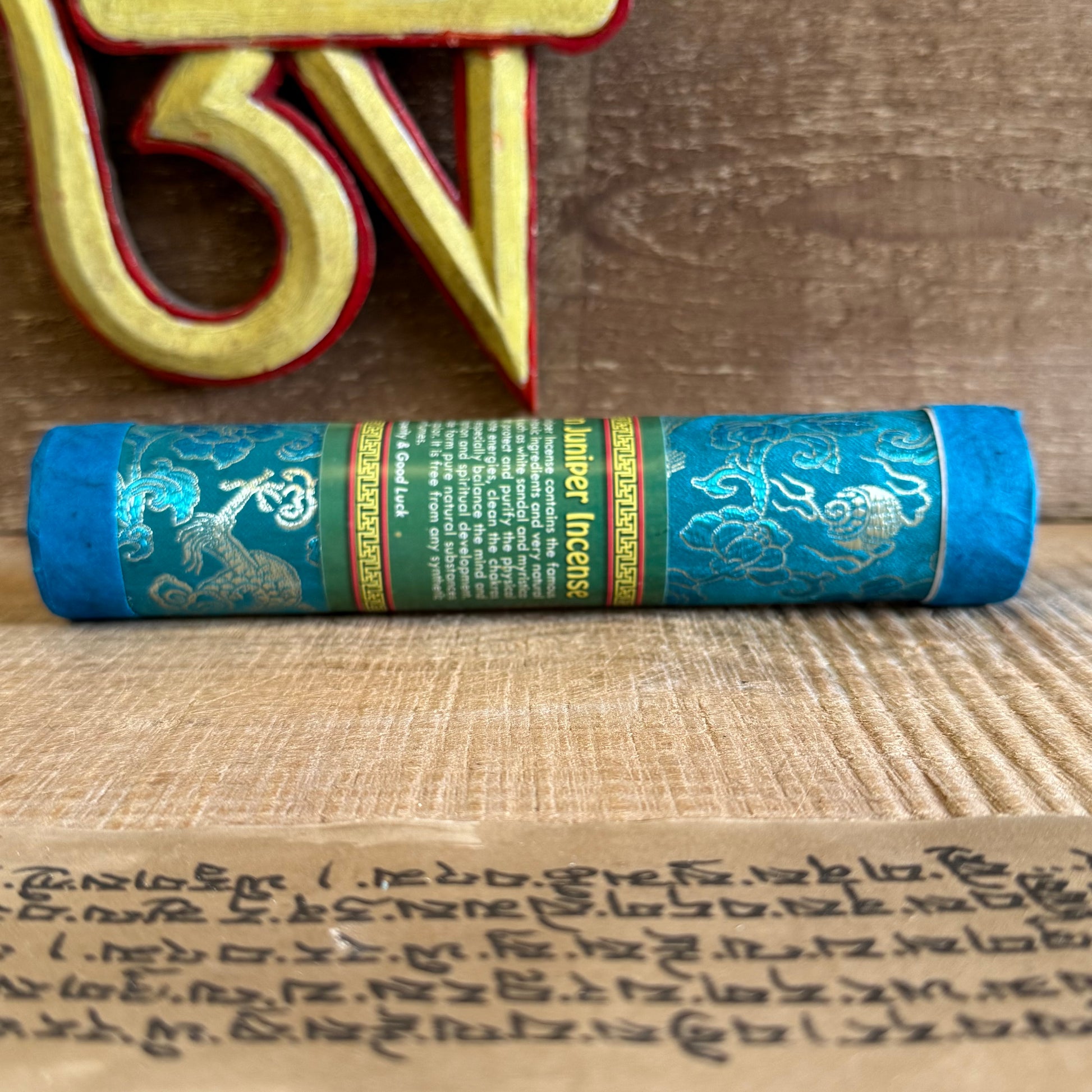 This Himalayan Juniper Tibetan Incense is a sacred blend created to purify, balance, and elevate. Crafted from natural Himalayan juniper, myristic essence, and other pure botanicals, it supports energetic cleansing of the chakras and inner channels while soothing the physical body and subtle energies.

The fresh, grounding scent of juniper is traditionally used in Tibetan Buddhist practices to clear negativity, restore clarity, and promote meditative stillness. Burning this incense invites purification of t
