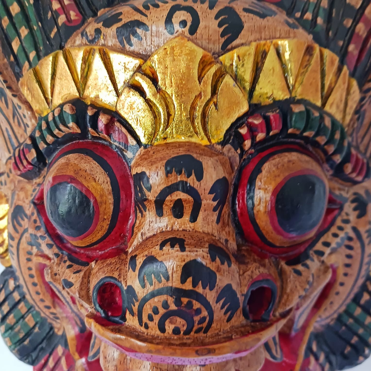 Handcarved Balinese Raksassa Mask