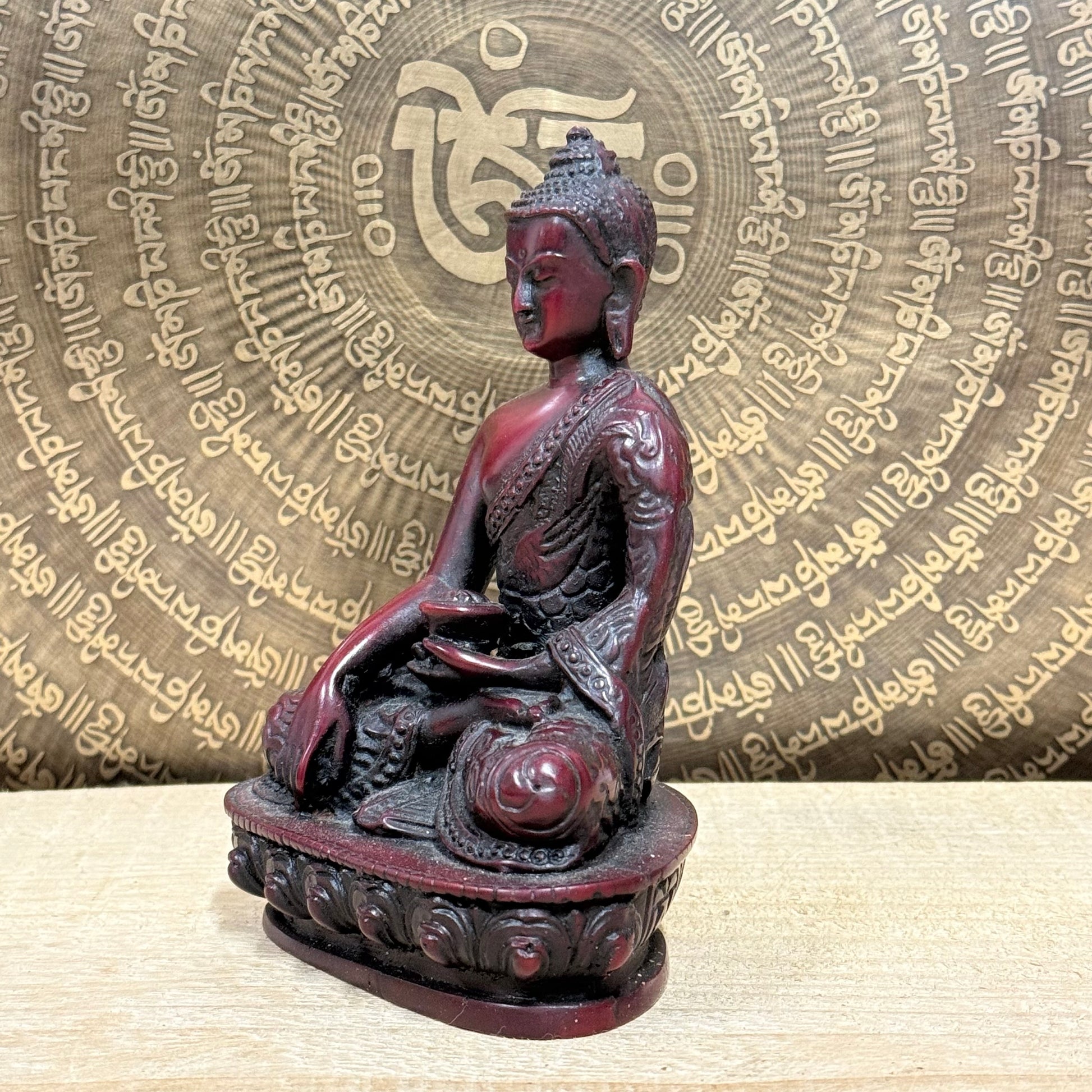 Honour the divine presence of&nbsp;Ratnasambhava, one of the Five Dhyani Buddhas revered in Mahayana and Vajrayana Buddhism. Known as Rinchen Jungne in Tibetan, Ratnasambhava represents the wisdom of equality, transforming pride into compassion and unity. His name translates to “Born from Jewels,” symbolizing spiritual wealth and abundance. A powerful figure in Buddhist teachings, Ratnasambhava helps to overcome greed and ego, inspiring a balanced and enlightened perspective. This sacred representation is i