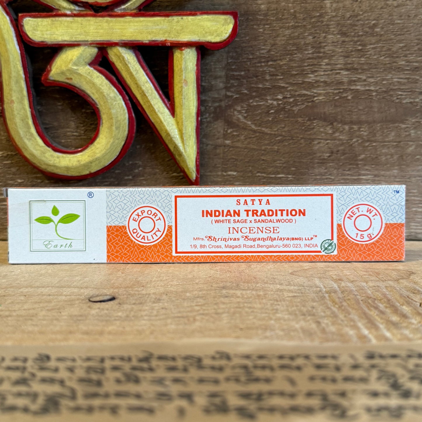 Step into a sanctuary of peace with Satya Earth – White Sage &amp; Sandalwood. In the quiet tradition of temple incense, this sacred blend unites the purifying spirit of white sage with the grounding, woody depth of sandalwood. White sage is revered for its ability to cleanse the mind and space, while sandalwood carries a gentle, enduring fragrance that anchors meditation and prayer.