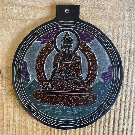 Tibetan Slate   Buddha 23cm