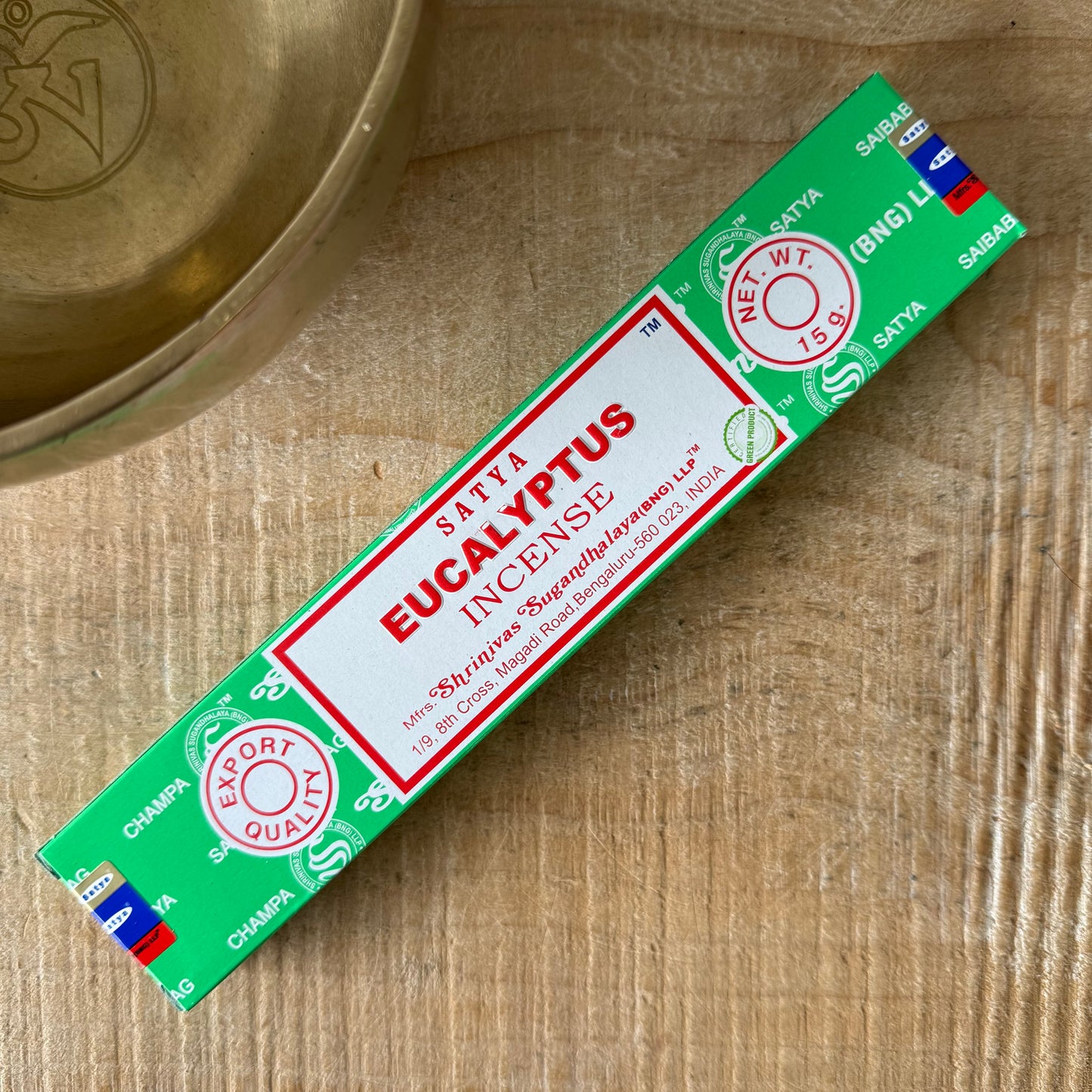 A fresh eucalyptus masala incense for cleansing, clarity, and mindful ritual