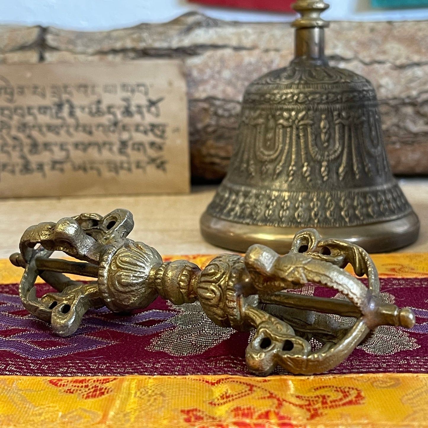 Nepalese Ghanta Bell and Dorje 16.5 cm #12