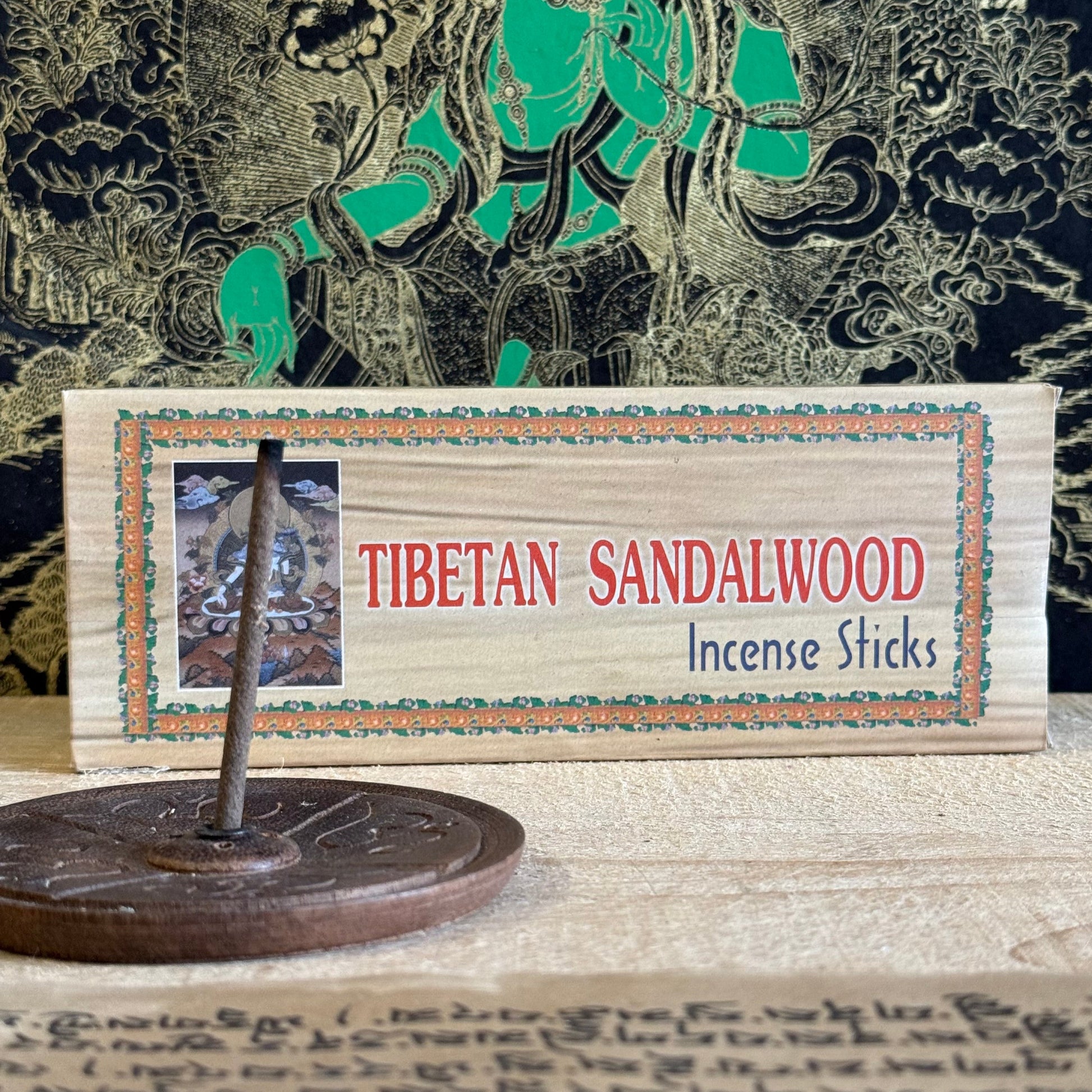 Tibetan Sandalwood Incense – Hand-Rolled Himalayan Meditation Sticks

Handcrafted Tibetan sandalwood incense made with rare Himalayan herbs. Perfect for meditation, prayer, and mindful living. Made in Nepal.