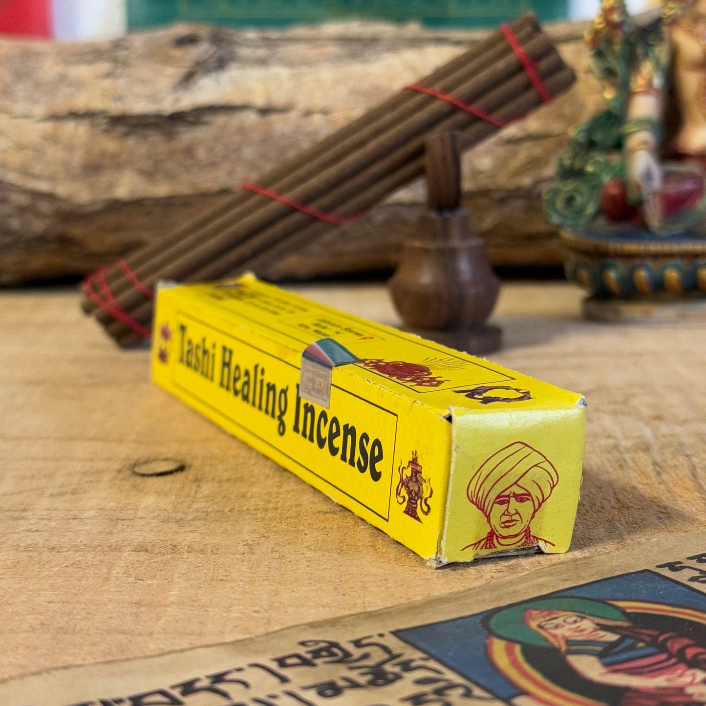 Discover authentic handmade Tibetan incense crafted in Nepal. Made from 100% natural herbs like white sandalwood and sal dhoop, this incense offers a superior aroma perfect for purification, meditation, and puja rituals