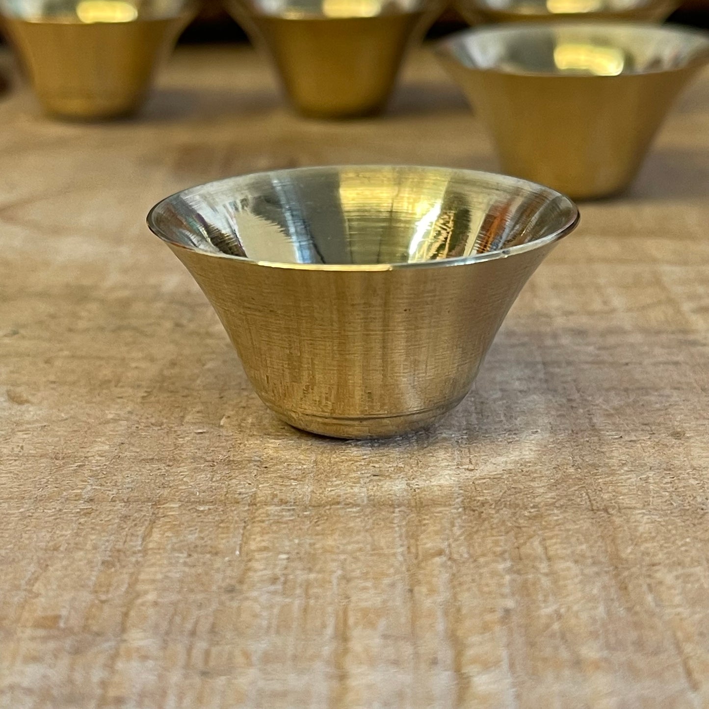 Small Brass Offering bowls set of 7 (5cm)