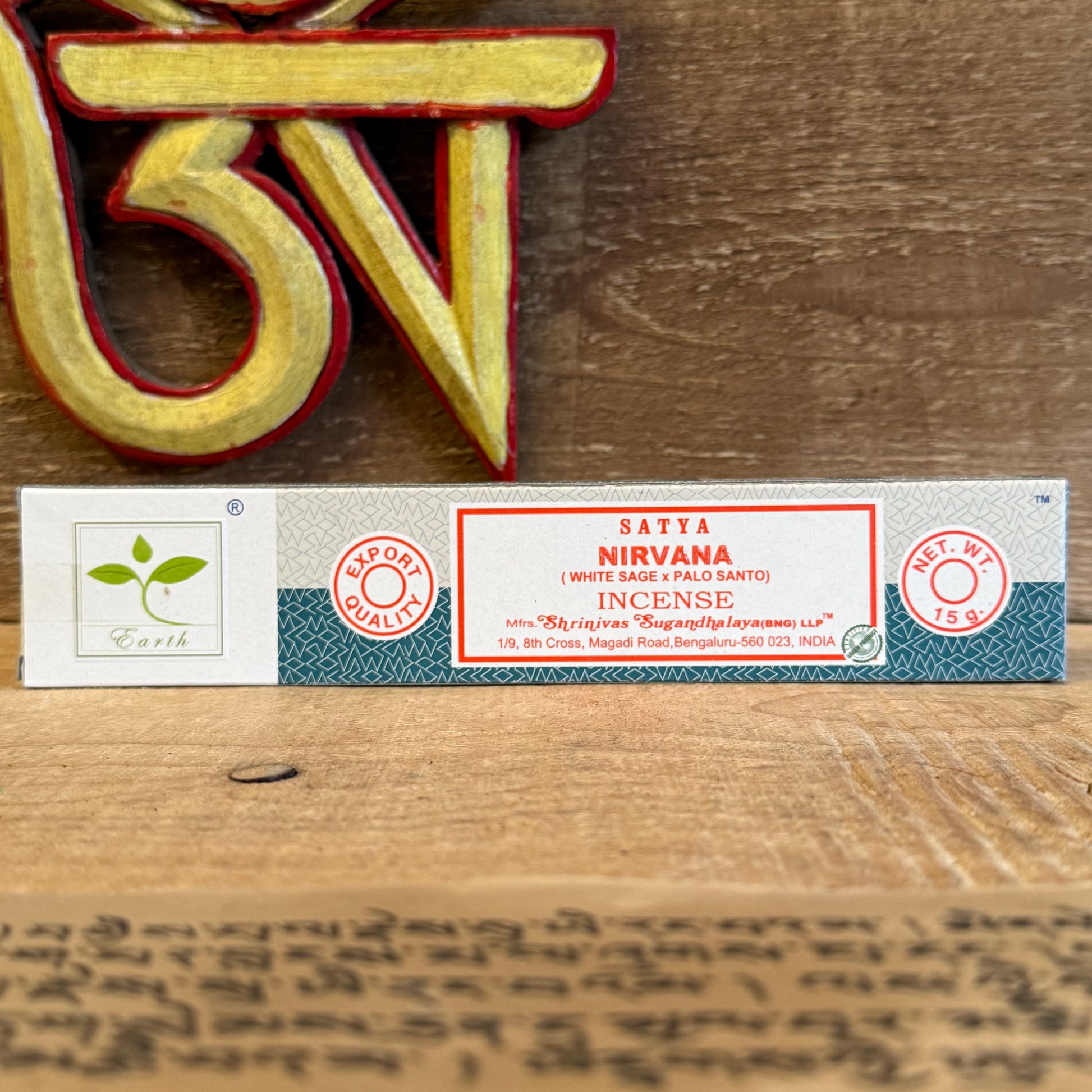 In the stillness of a quiet dawn, the sacred aromas of Satya Earth – White Sage &amp; Palo Santo (Nirvana) rise gently into the air. This harmonious union of two revered plants carries the wisdom of nature and the peace of tradition. White sage, long honoured for its cleansing and purifying powers, clears the path of negativity, while palo santo, the “holy wood” of the Andes, wraps the spirit in warmth, serenity, and light.