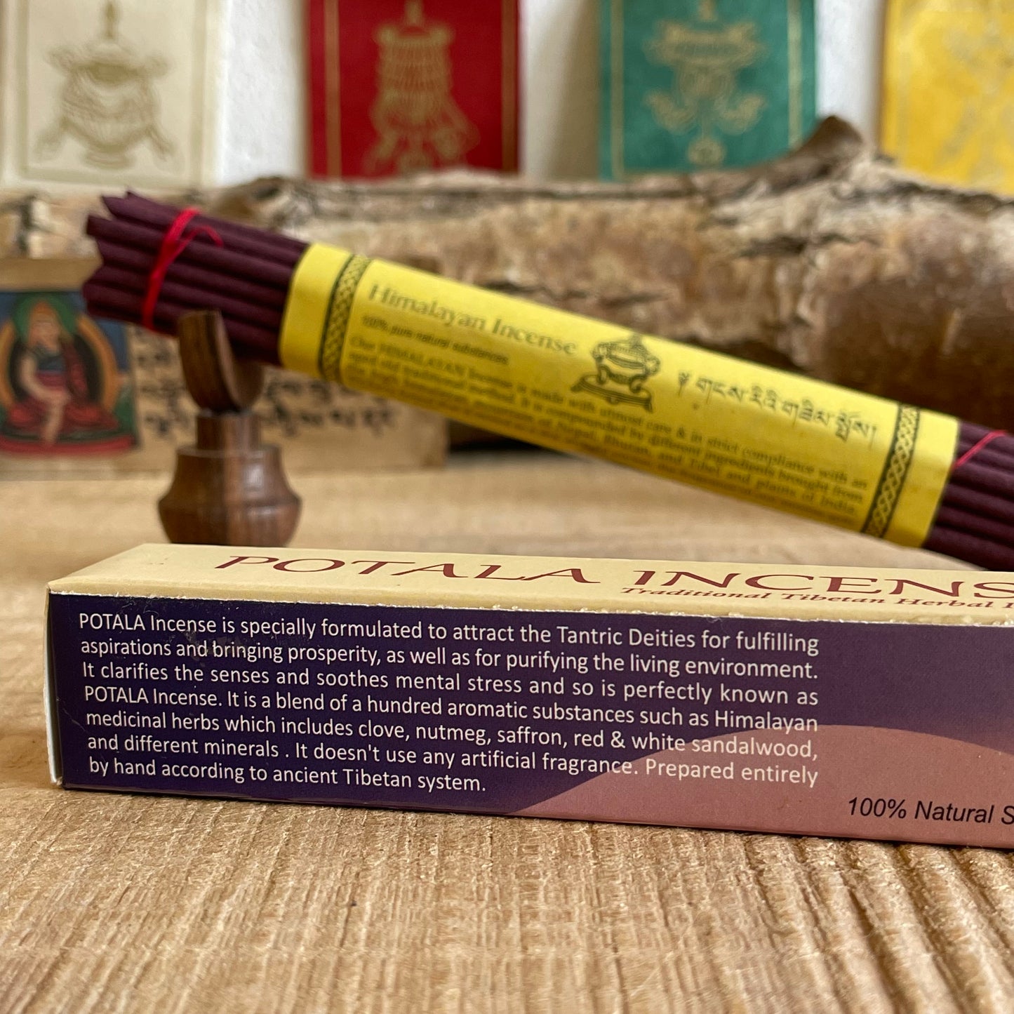 Traditional Herbal Potala incense | Buddha Buddha Tibetan Incense