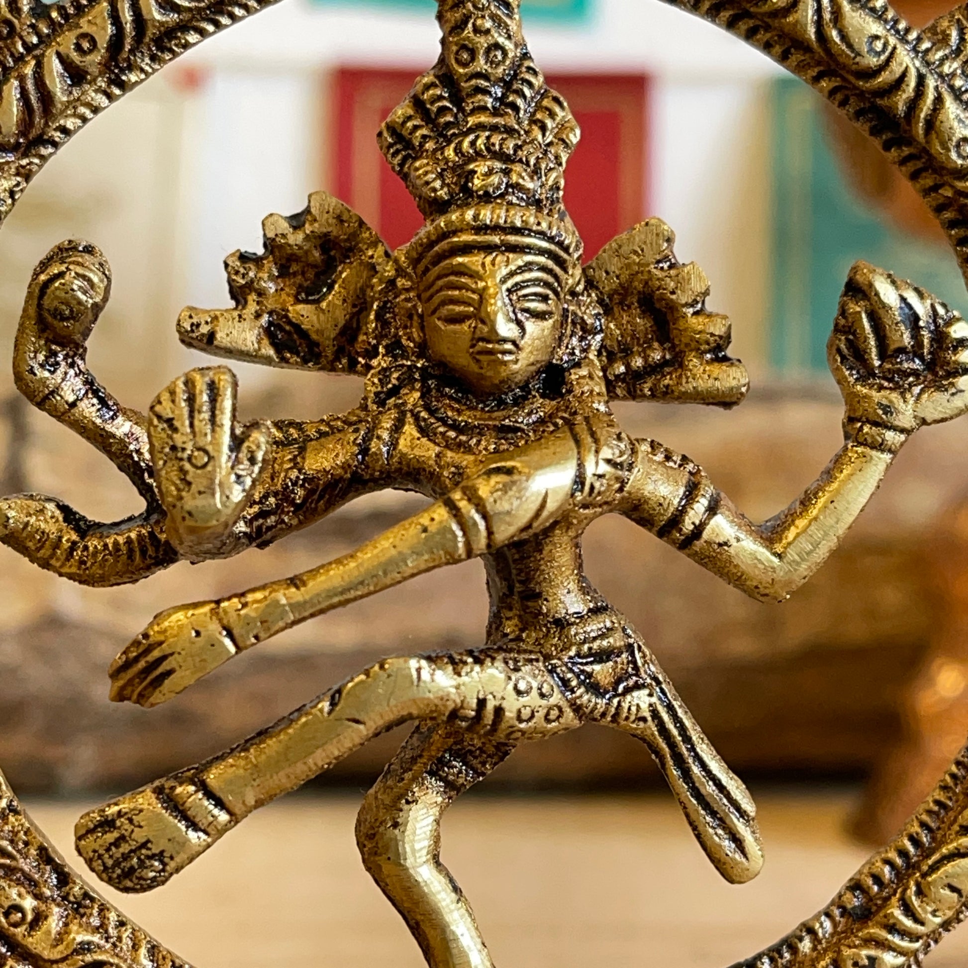 Shiva Nataraja brass 15cm