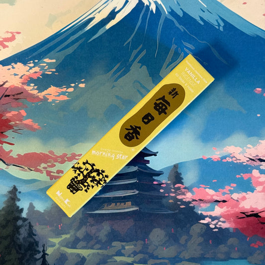 Morning Star Vanilla Japanese incense sticks gentle sweet aroma