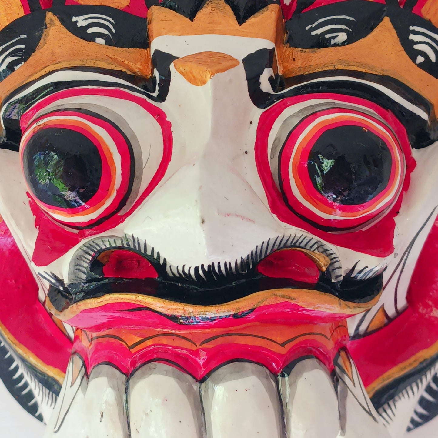 Handcarved Balinese Rangda Barong Dance Mask