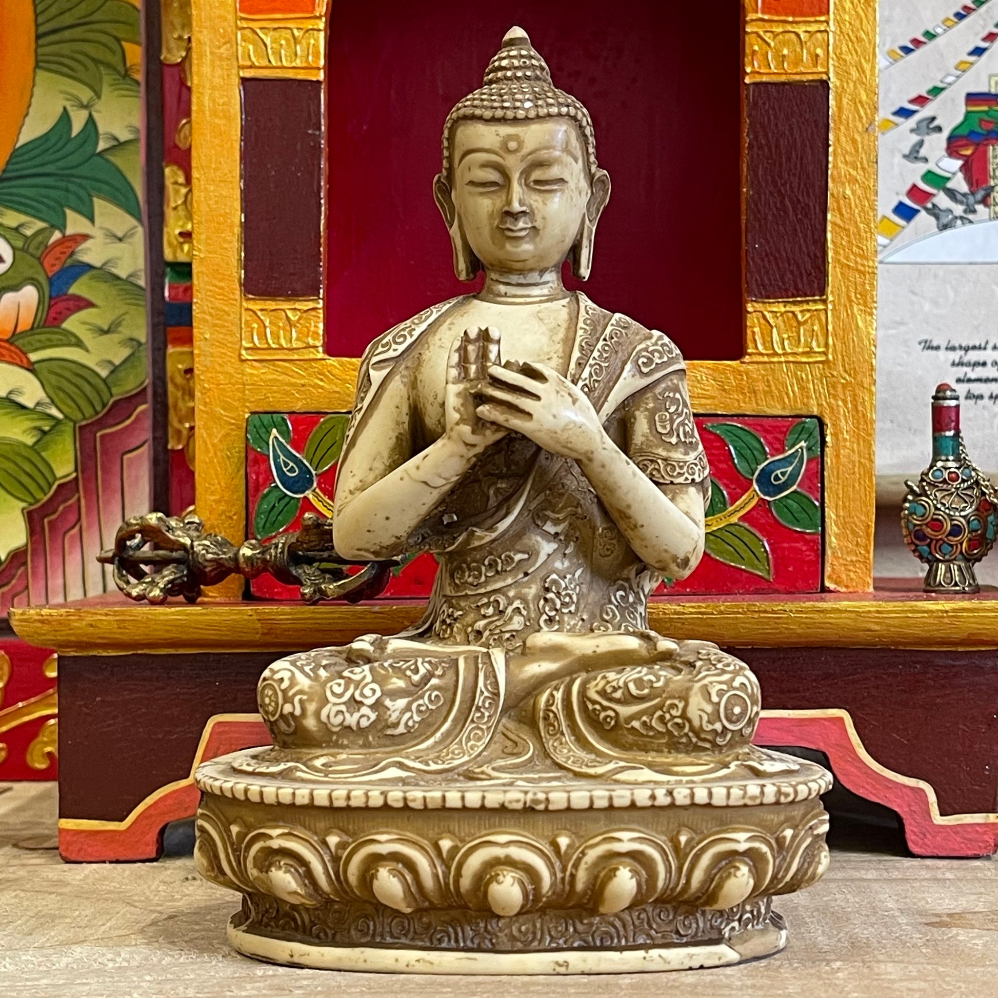 Buddha Statue  Dharmachakra Mudra The Wheel of Dharma