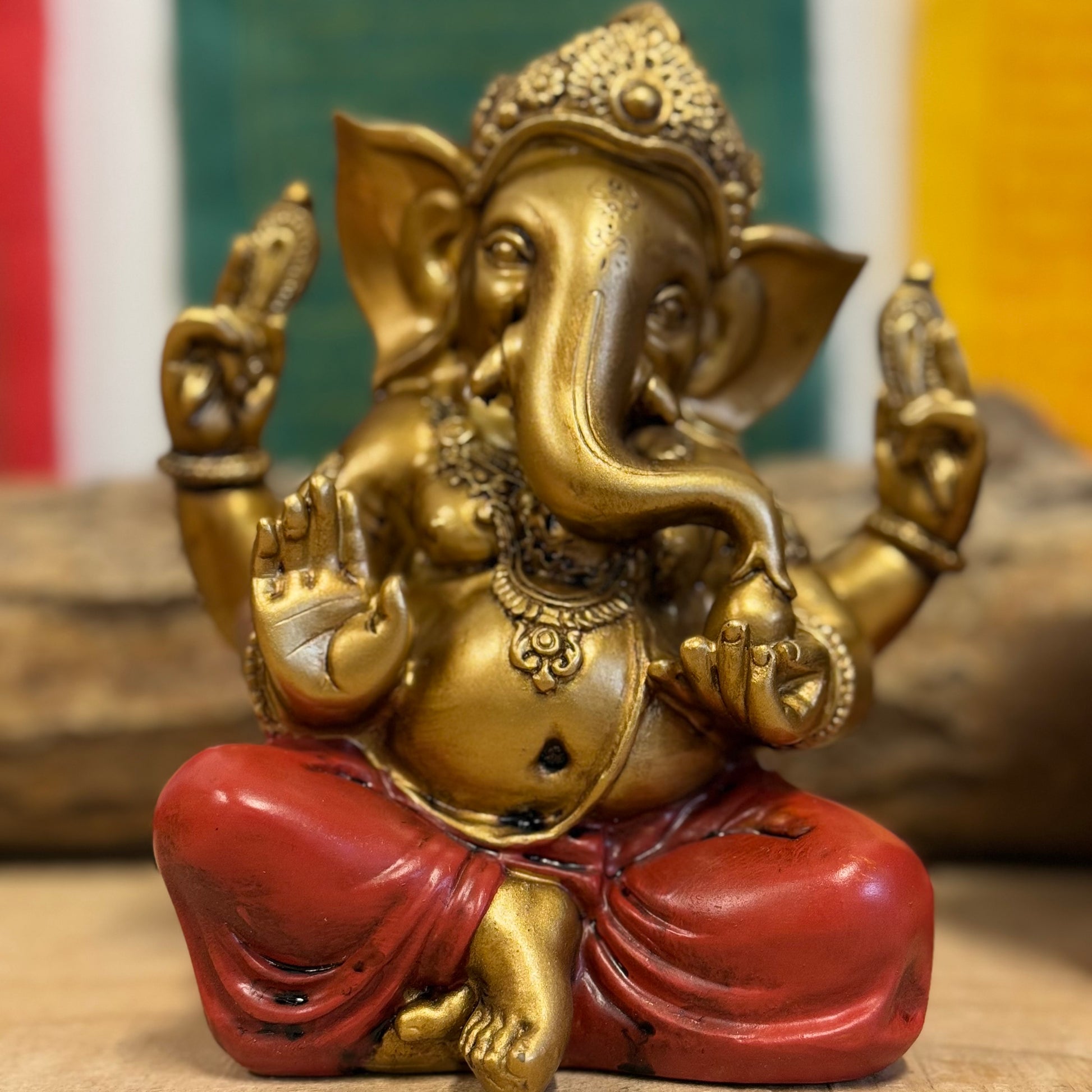 Ganesh Statue – The Elephant God of Wisdom and Prosperity

Embrace the divine energy of Ganesh, the beloved Elephant God, revered in both Hindu and Buddhist mythology. This intricately crafted statue of Ganesh is ideal for indoor display, radiating spiritual presence and blessings into your space.