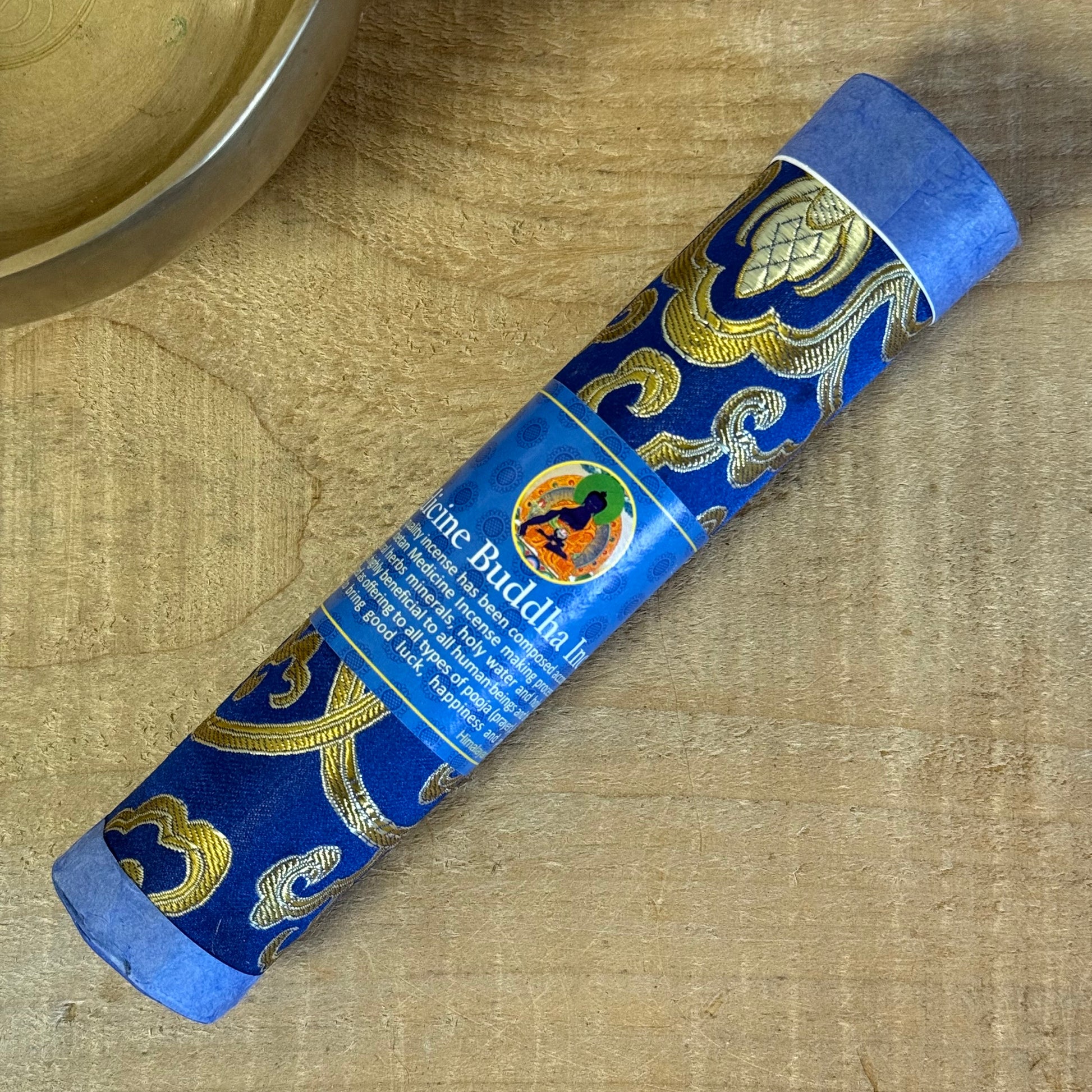 Handcrafted Himalayan Medicine Buddha Tibetan Incense sticks, 19 cm, natural herbal incense for healing and meditation